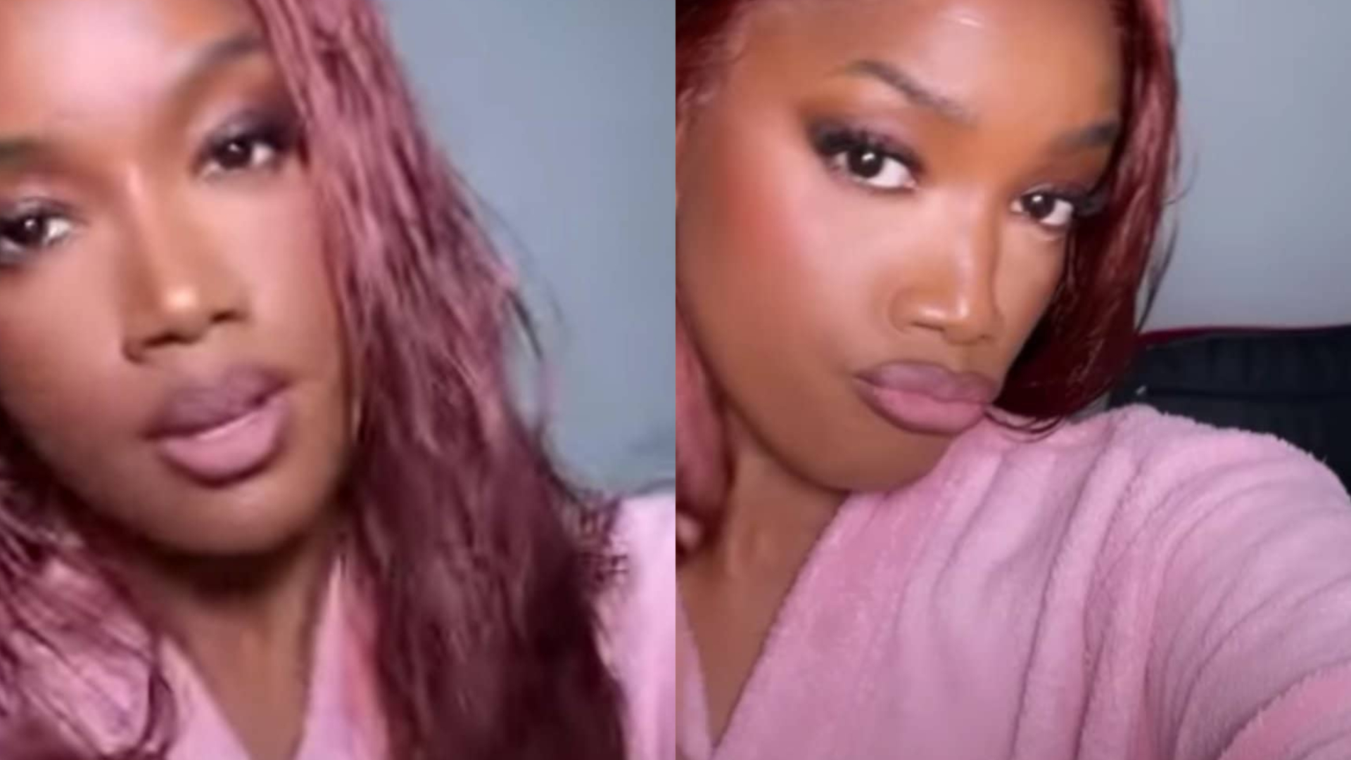 Iza choca ao surgir de cabelo rosa: ”Um moranguinho”