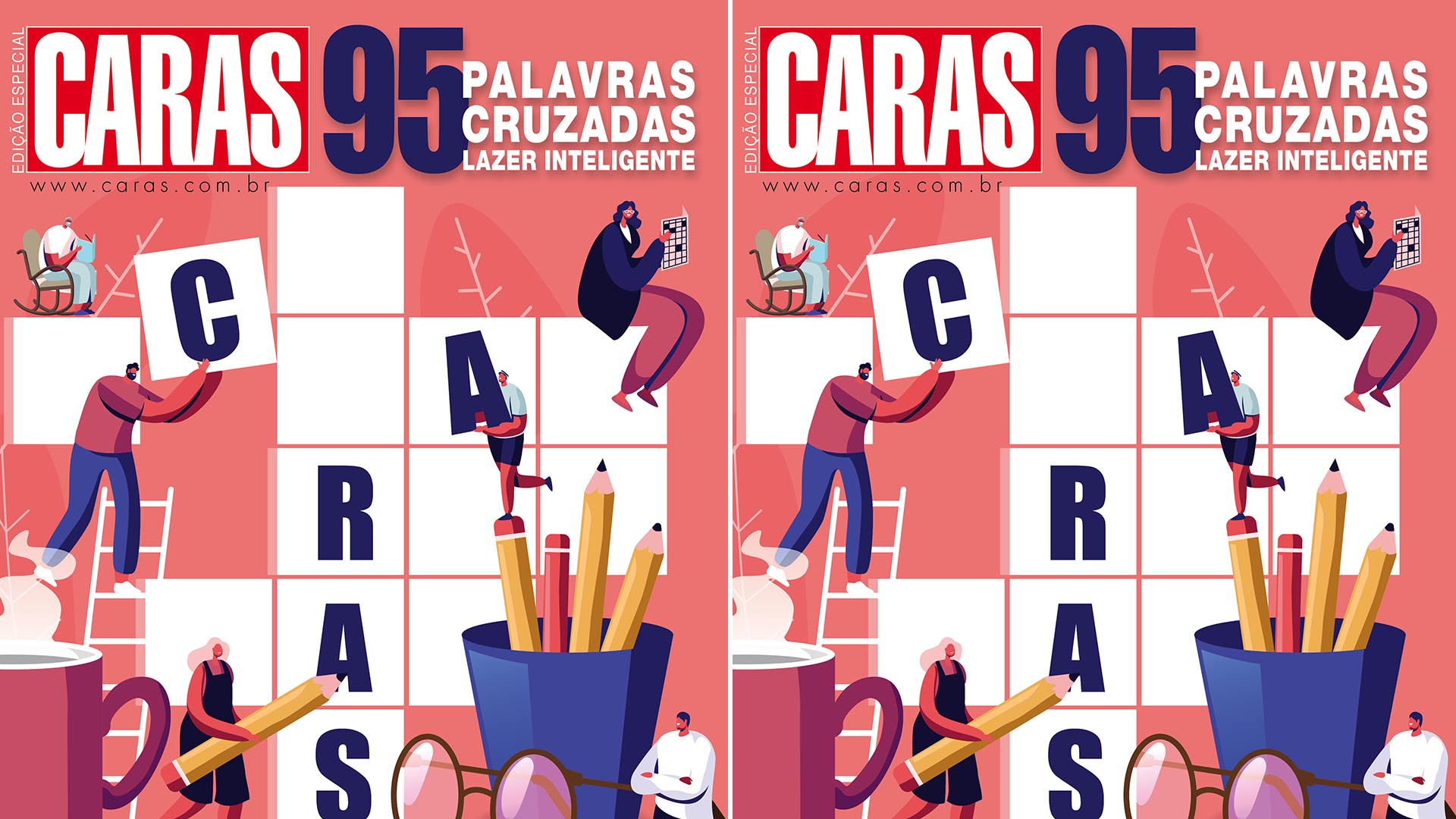 Já está nas bancas a Edição Especial CARAS − 95 Palavras Cruzadas