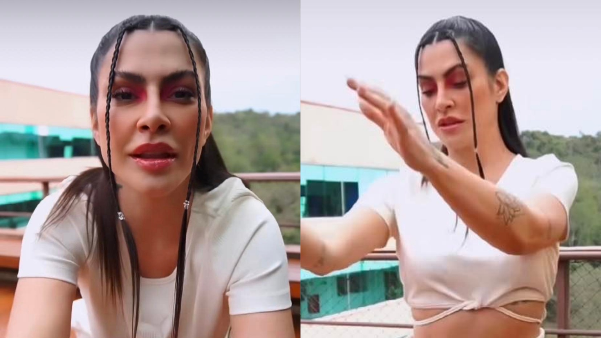 Cleo rebola muito em vídeo e rouba a cena com cintura fininha: ”Deusa”