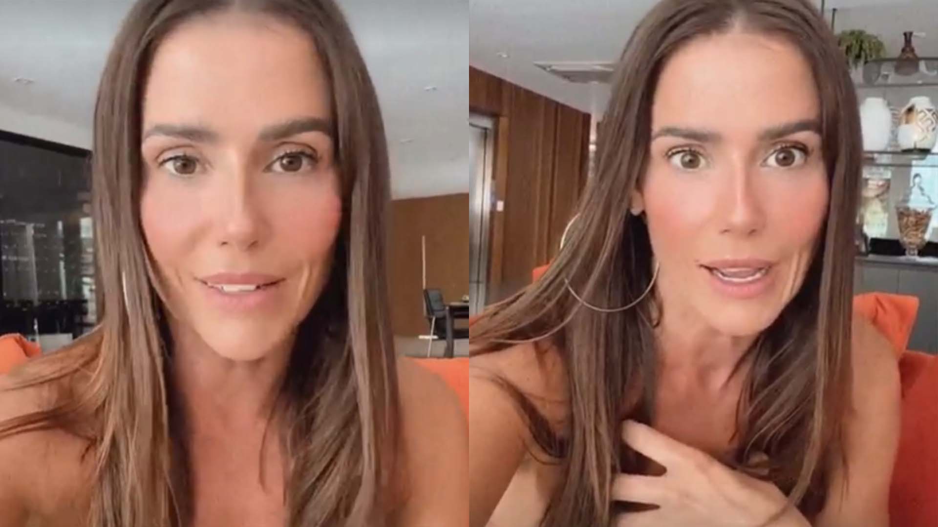 Deborah Secco se pronuncia após expressão no programa Altas Horas