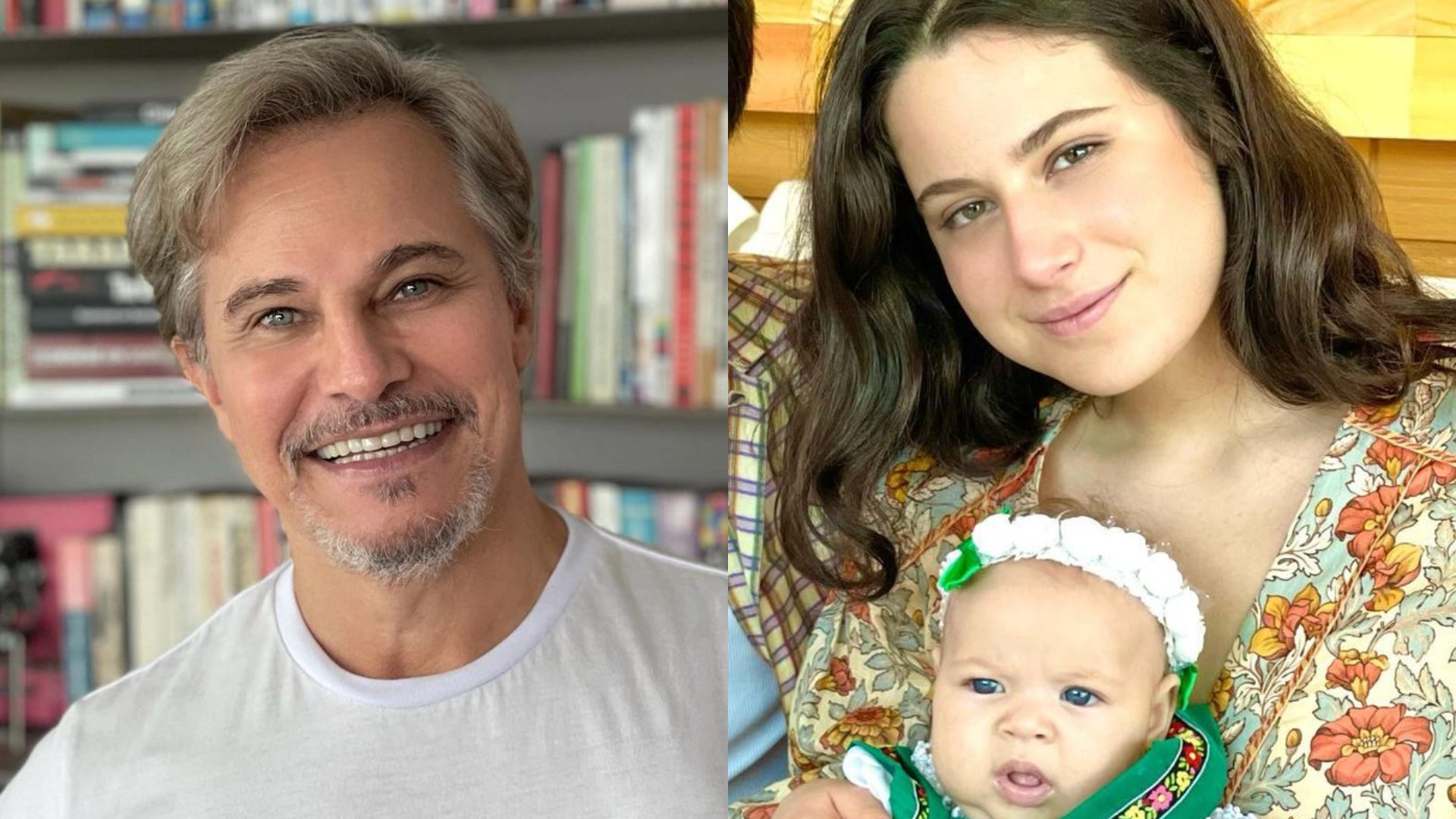 Edson Celulari se derrete com vídeo das filhas, Sophia e Chiara: ”Amor”
