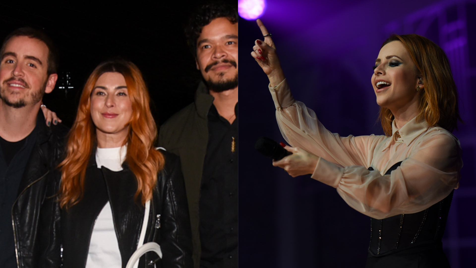 Elenco do seriado ‘Sandy & Junior’ se reencontra em show da cantora após 20 anos