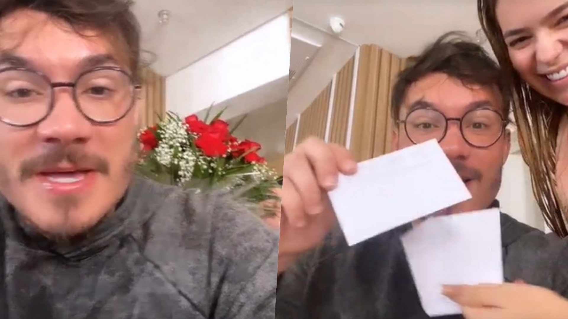 Viih Tube recebe flores de admirador secreto e Eliezer se revolta: “Quero saber quem é”