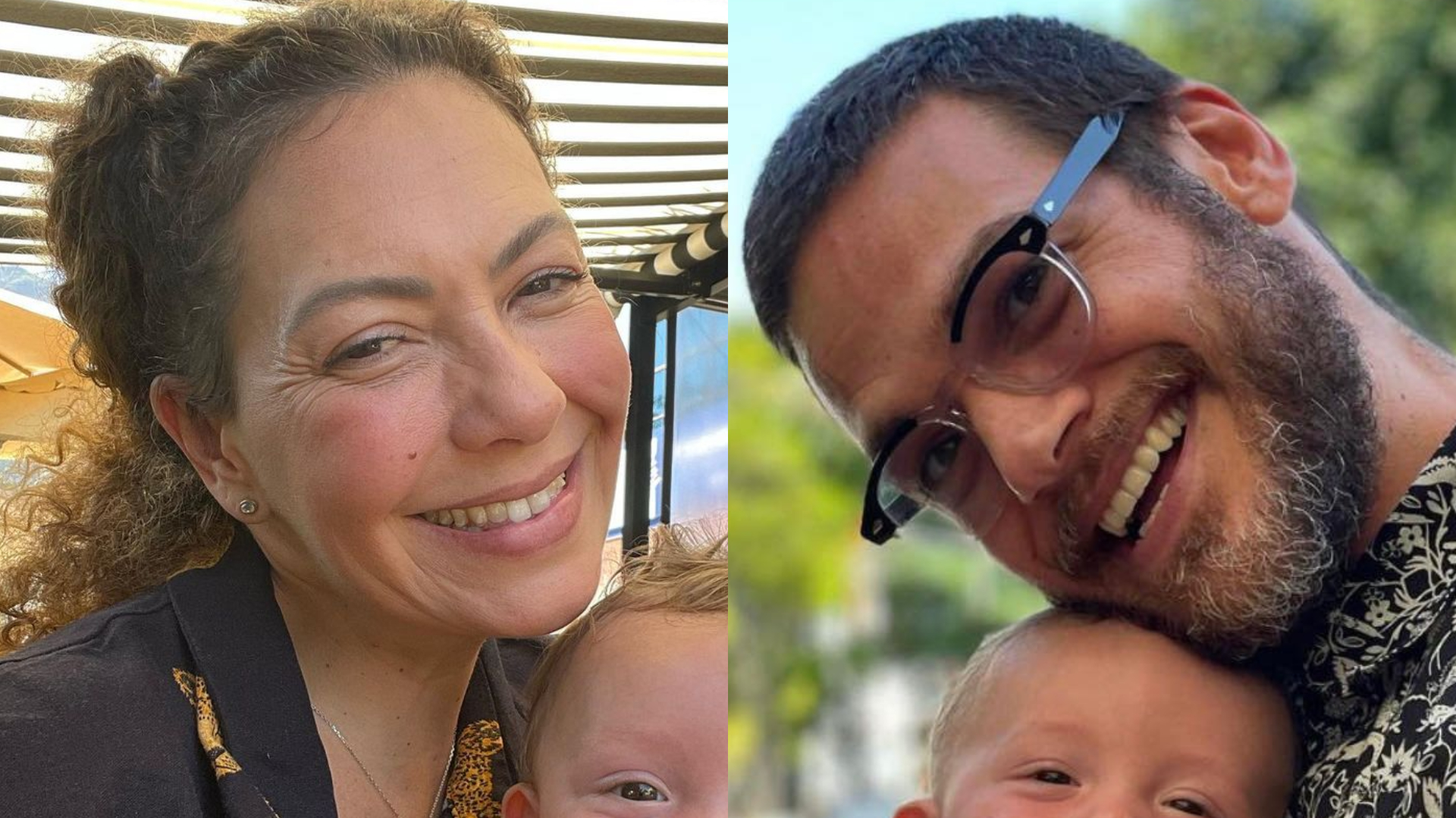 Filhos de Fabiula Nascimento e Emilio Dantas dão show de fofura ao posarem sorridentes em foto