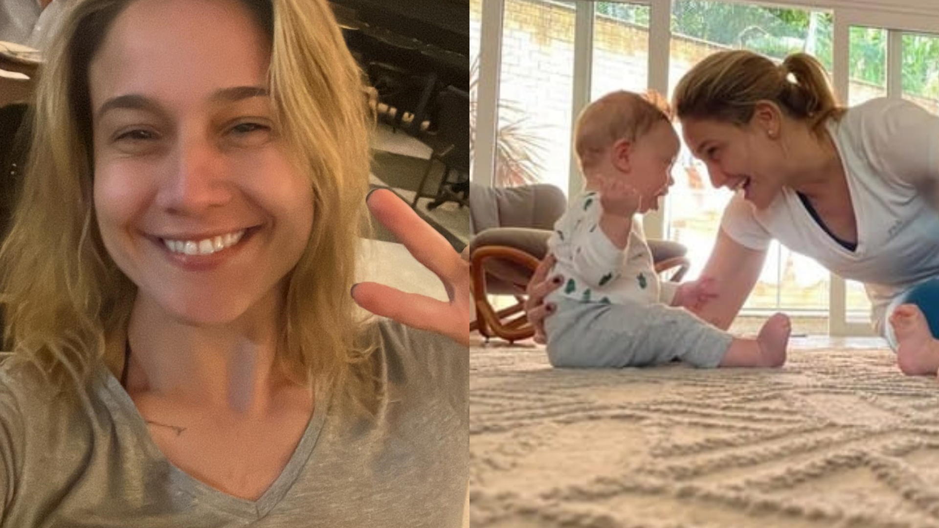 Fernanda Gentil visita filhos gêmeos de Fabiula Nascimento e se derrete: “Dinda ama”