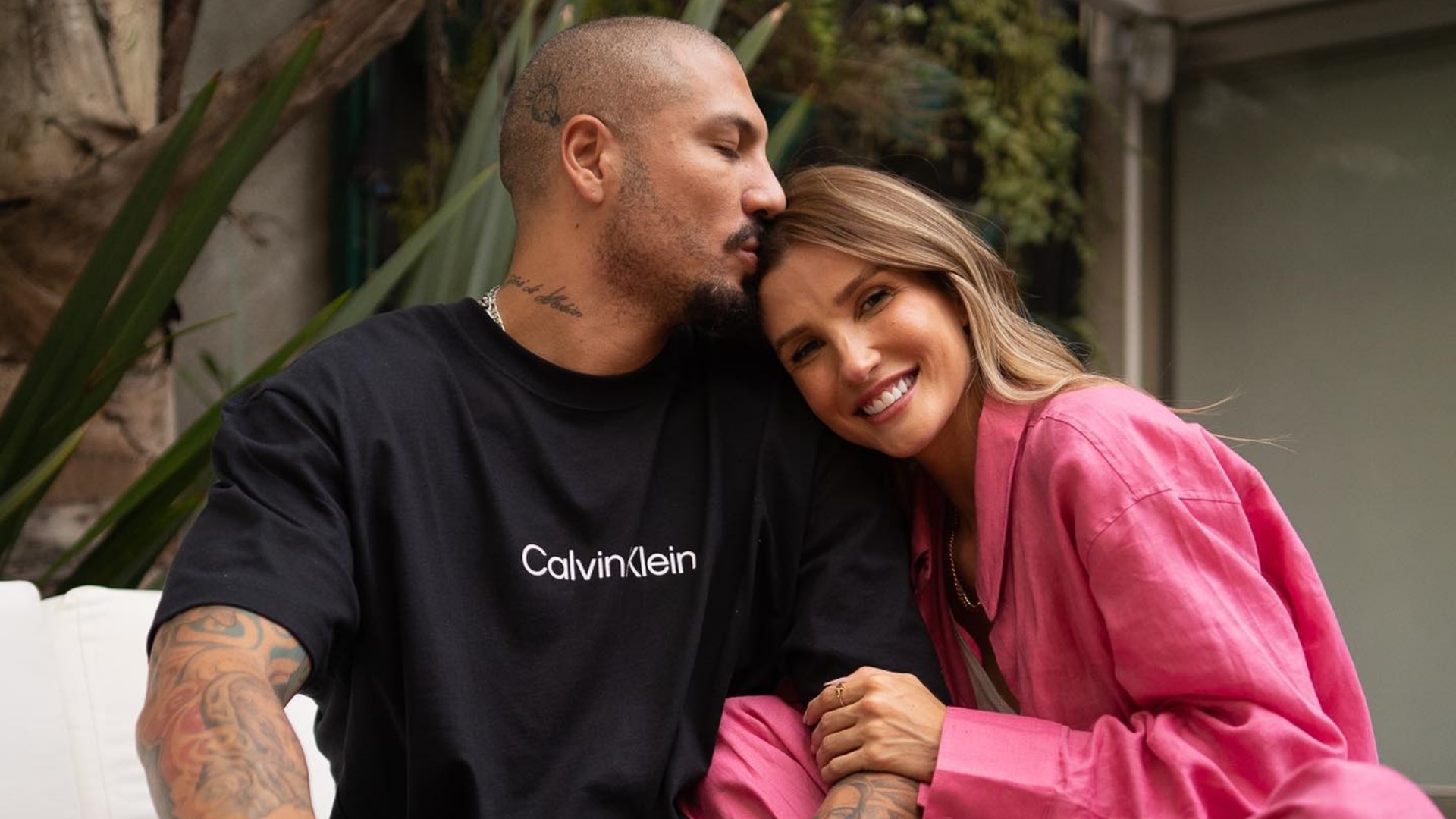 Fernando Medeiros exalta força de Aline Gotschalg após cirurgia para retirada de tumor
