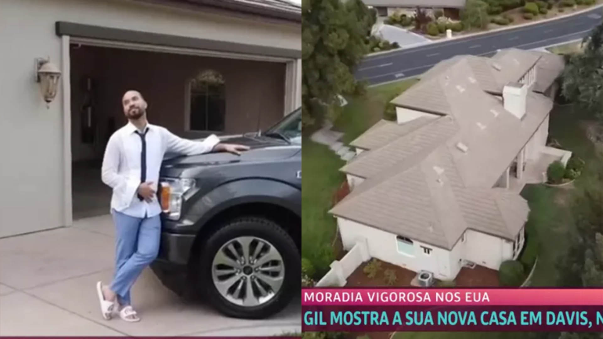 Gil do Vigor impressiona ao mostrar sua casa nos Estados Unidos