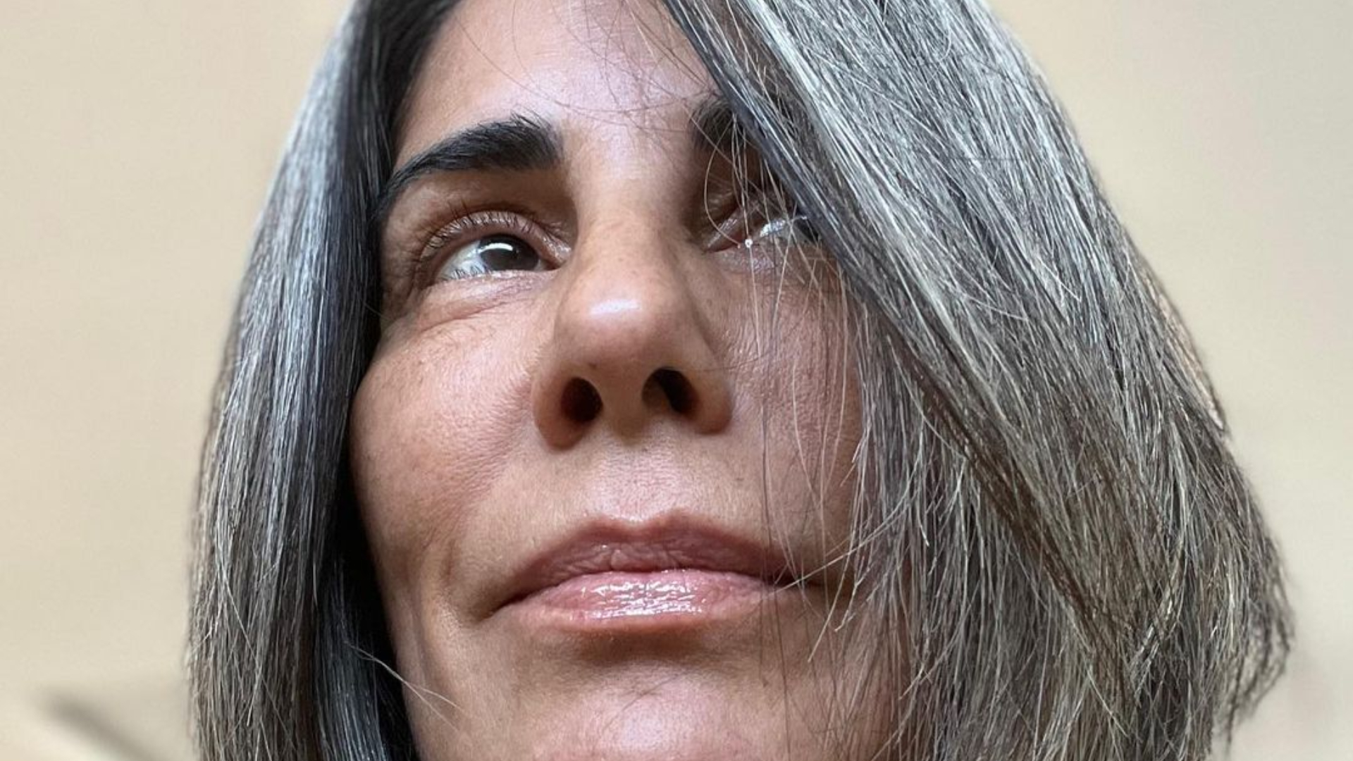 Gloria Pires exibe cabelos grisalhos em fotos e arranca elogios: ”Belíssima”