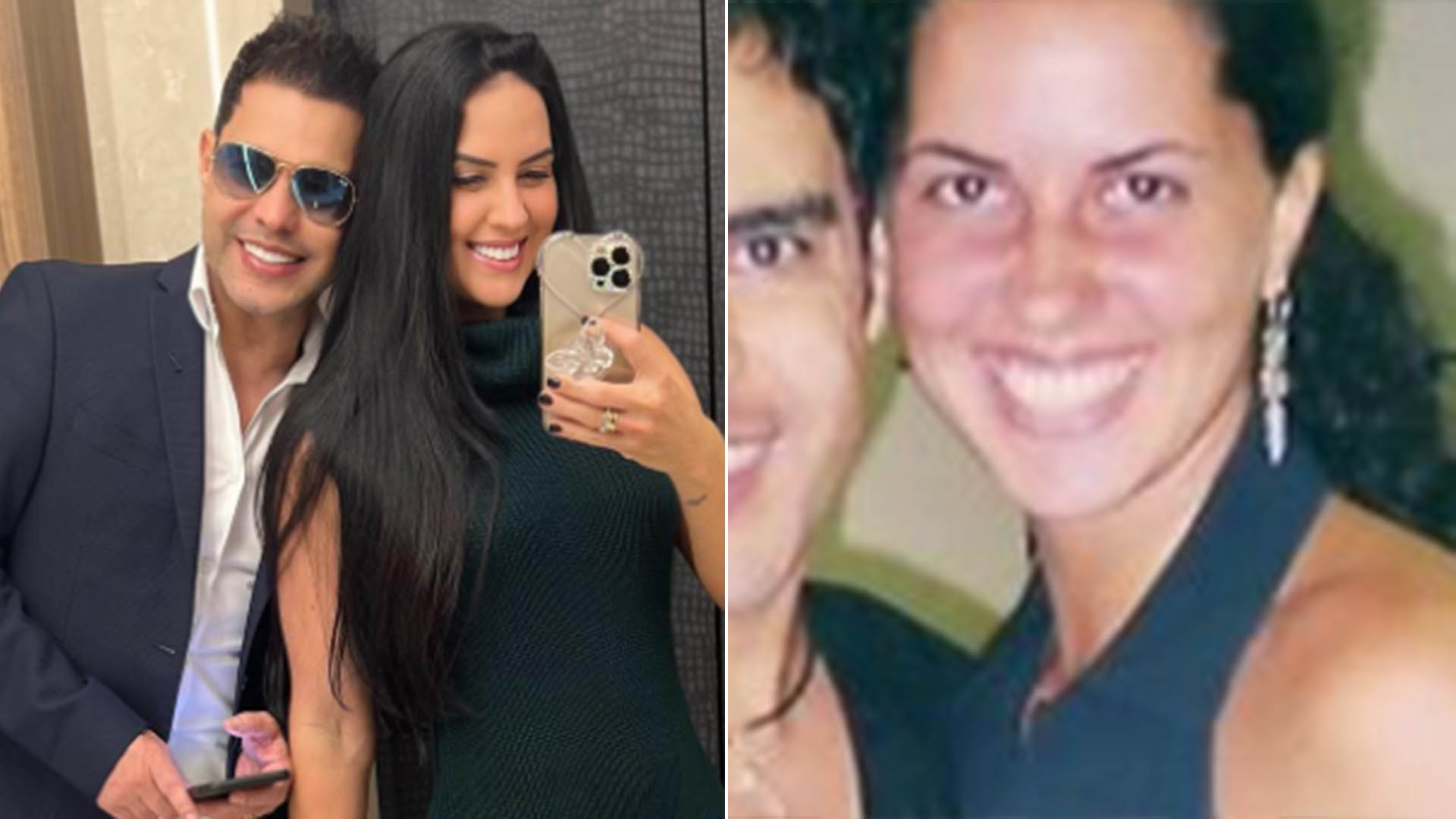 Graciele Lacerda exibe primeira foto que tirou com Zezé Di Camargo