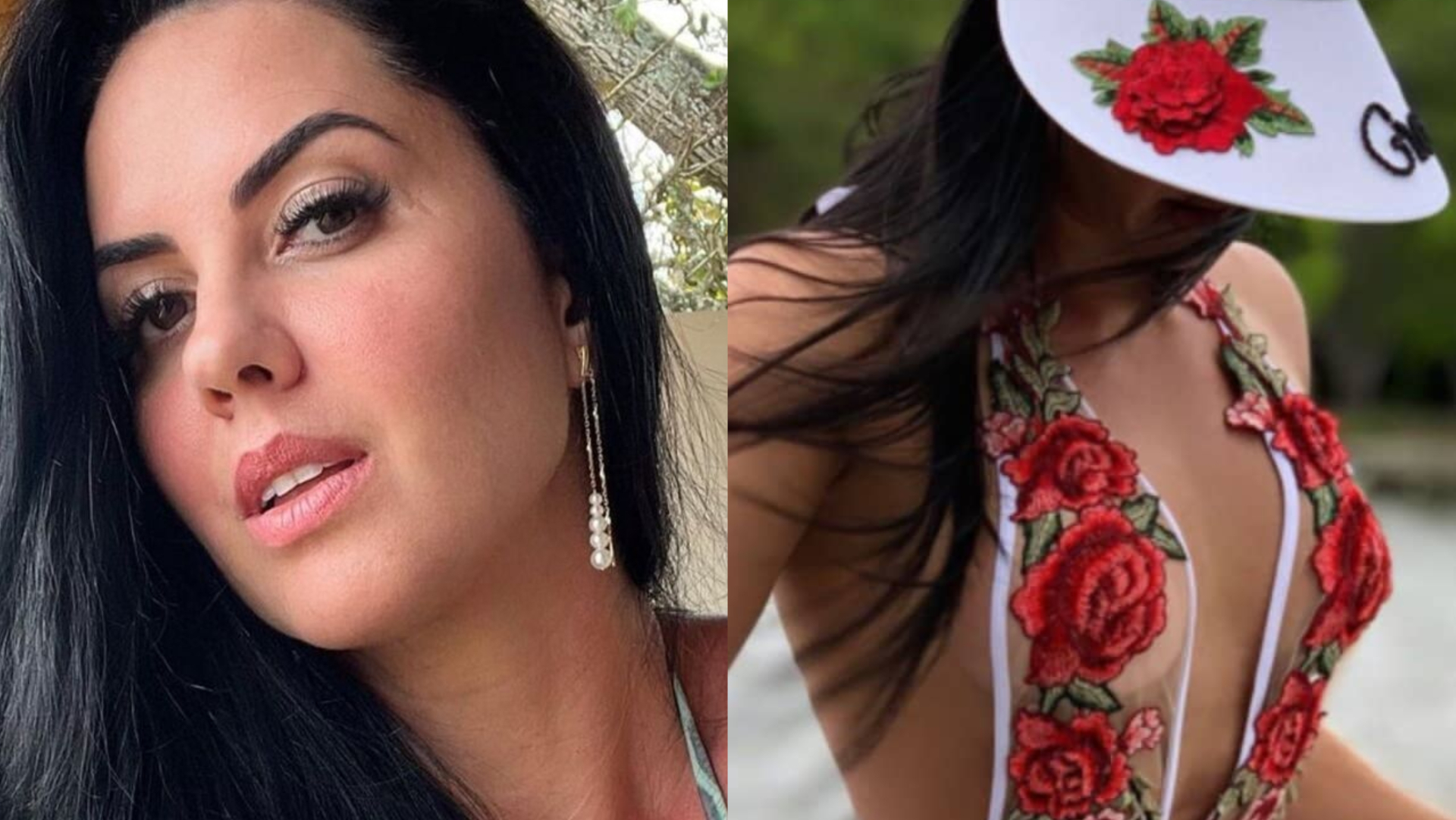 Graciele Lacerda choca ao exibir silhueta impecável em maiô branco transparente