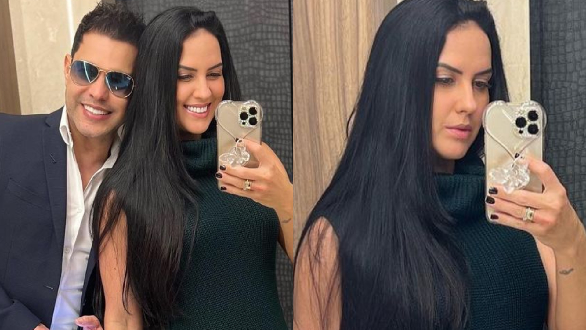 De vestidinho e botas, Graciele Lacerda ostenta pernões em look para acompanhar Zezé