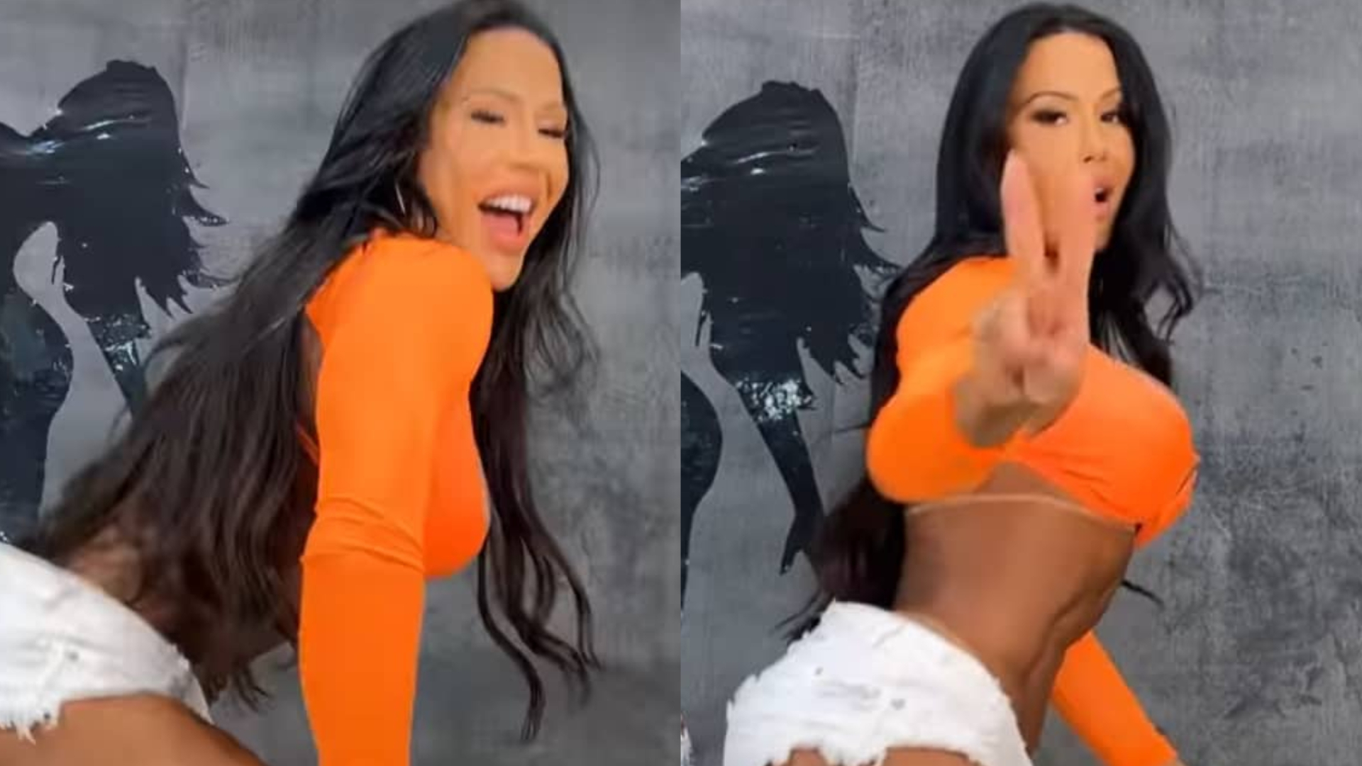 De micro shorts, Gracyanne Barbosa deixa bumbum à mostra ao rebolar em vídeo: ”Poderosa”