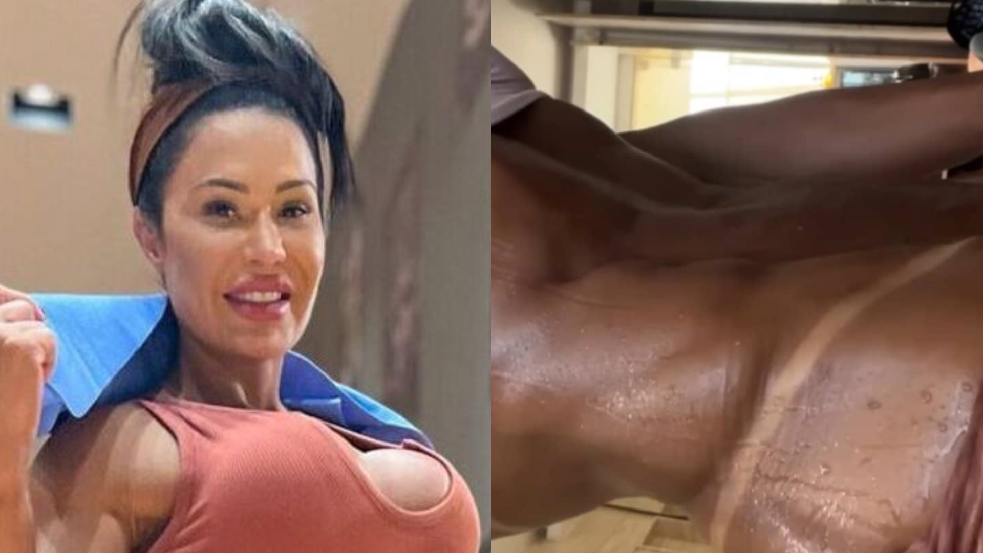 Gracyanne Barbosa abaixa a calça e revela dispensar calcinha em treino