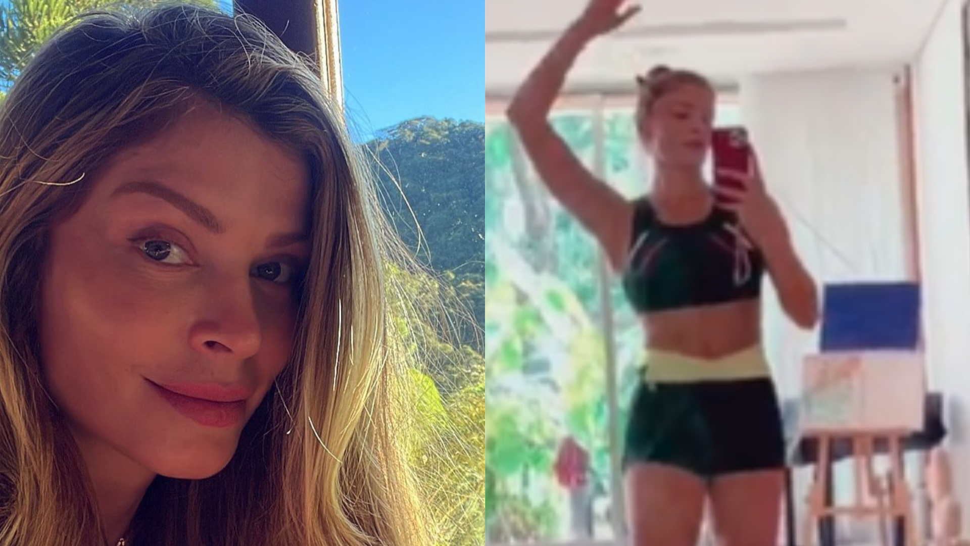 Grazi Massafera exibe barriga trincada após treino ao som de piseiro