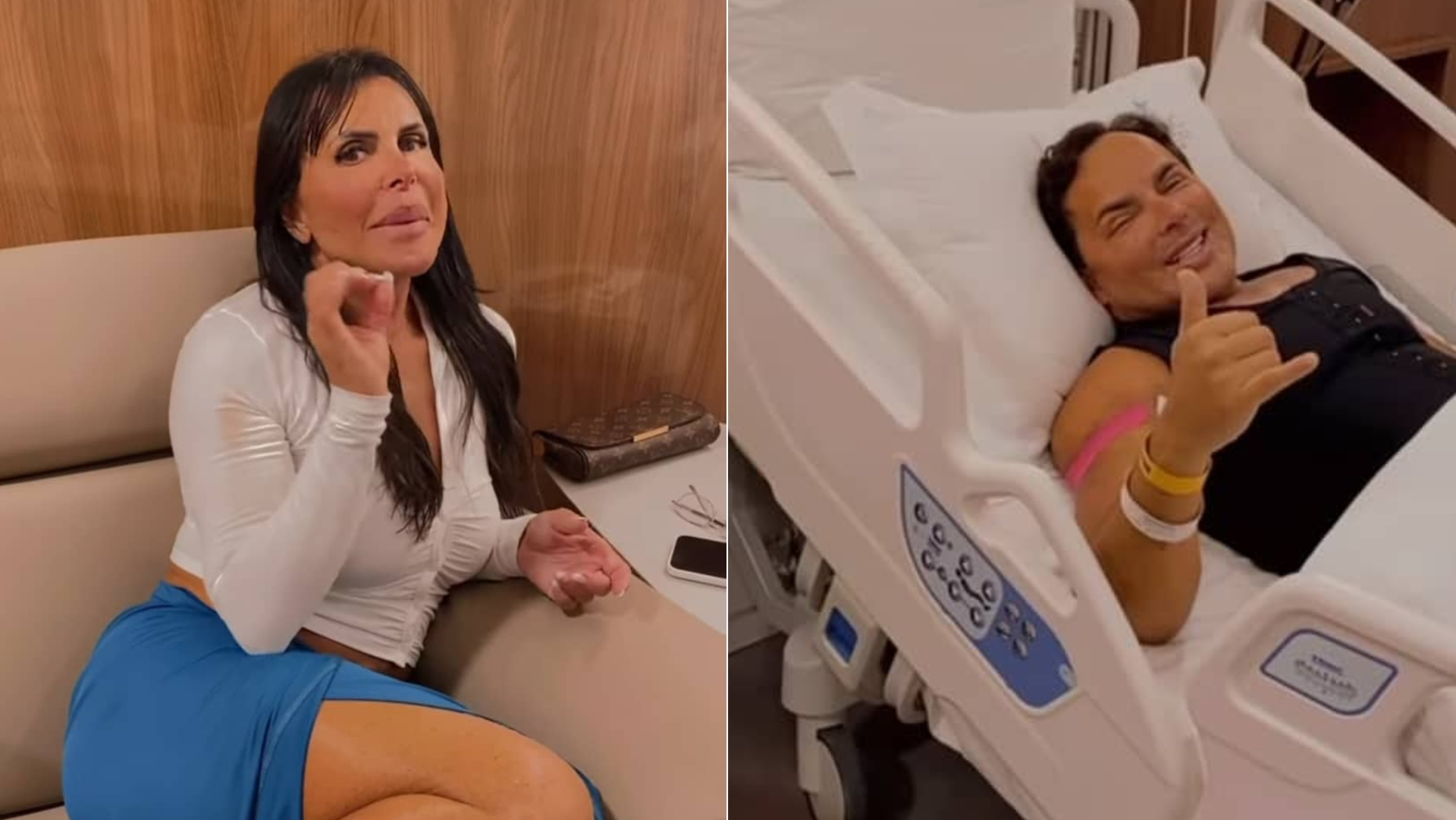 Gretchen e o marido fazem mais uma lipo: ”Retoque”