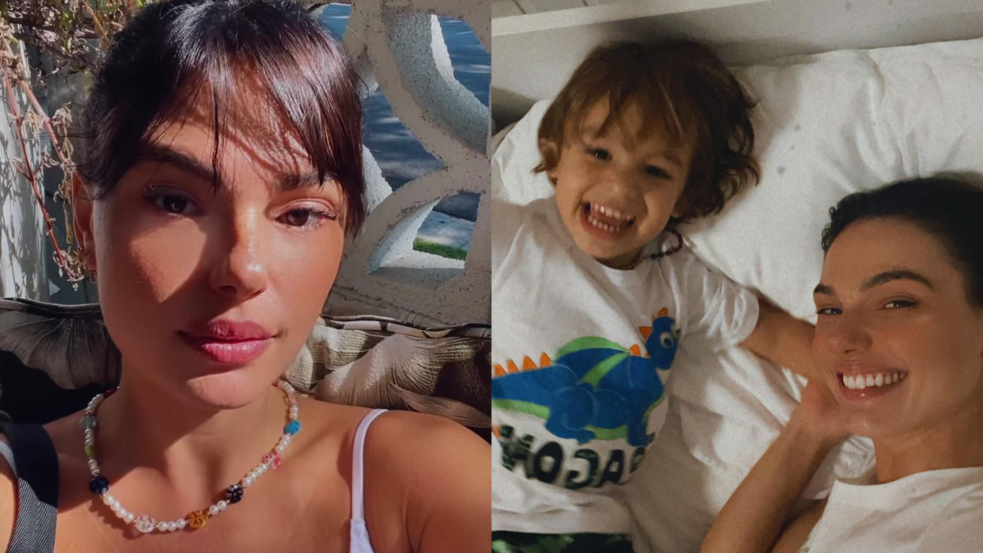 Isis Valverde se emociona no primeiro dia de aula do filho, Rael, nos EUA