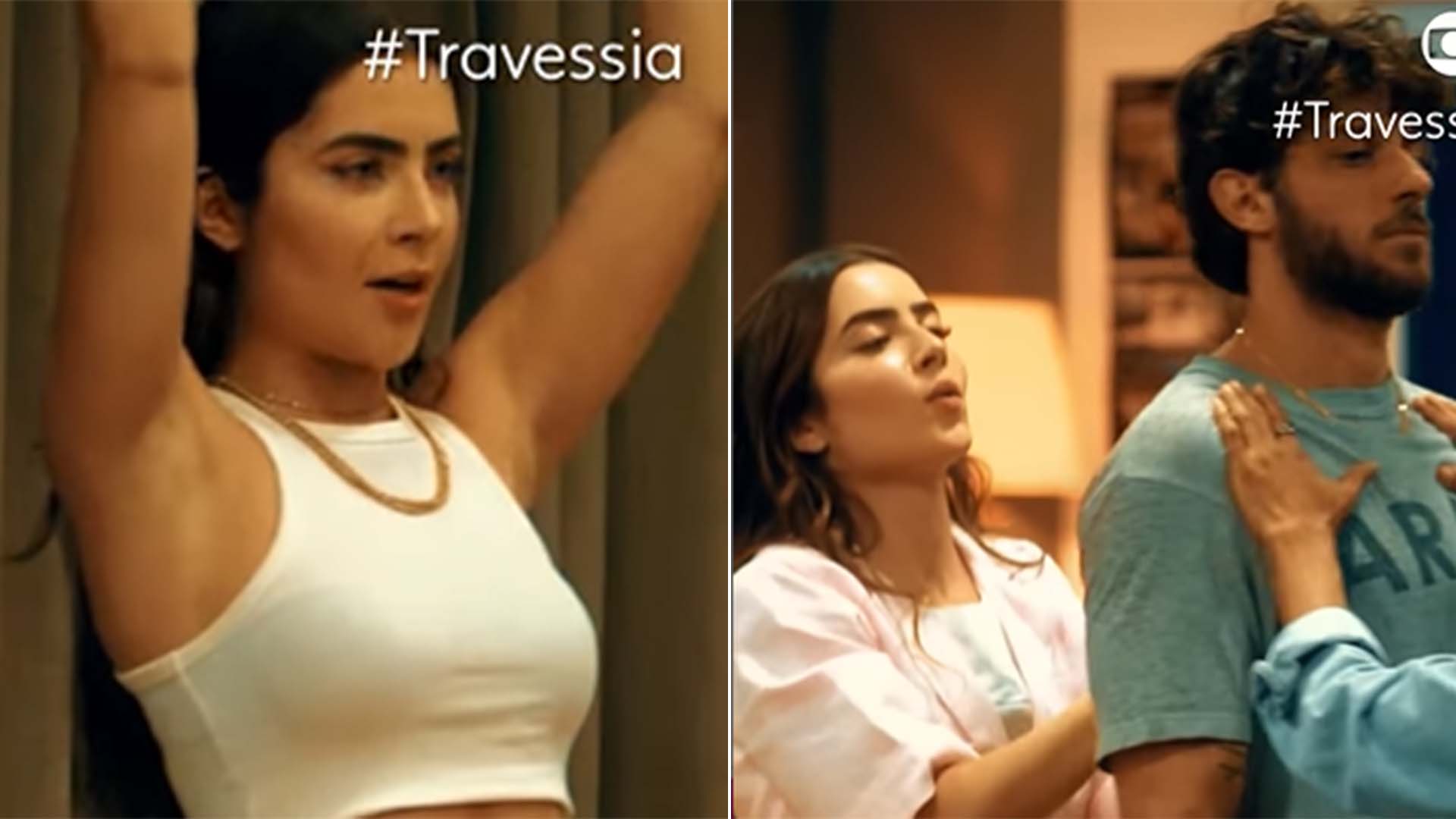Jade Picon surge com Chay Suede e Lucy Alves na preparação para ‘Travessia’