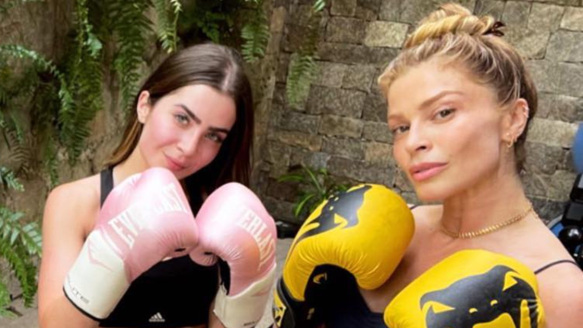 Jade Picon e Grazi Massafera treinam juntas no Rio: ”Mãe e filha”