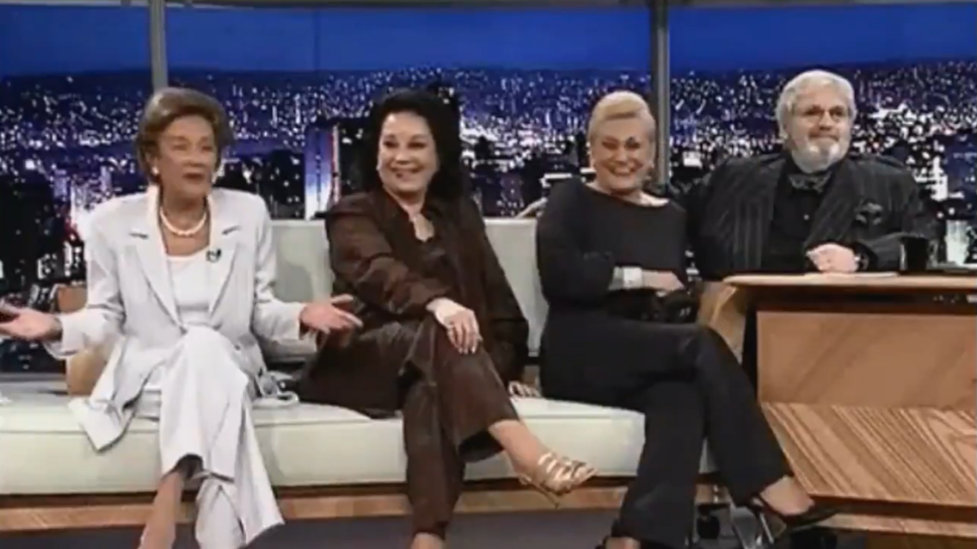 Internautas recordam entrevista de Jô Soares com Hebe Camargo, Nair Belo e Lolita Rodrigues