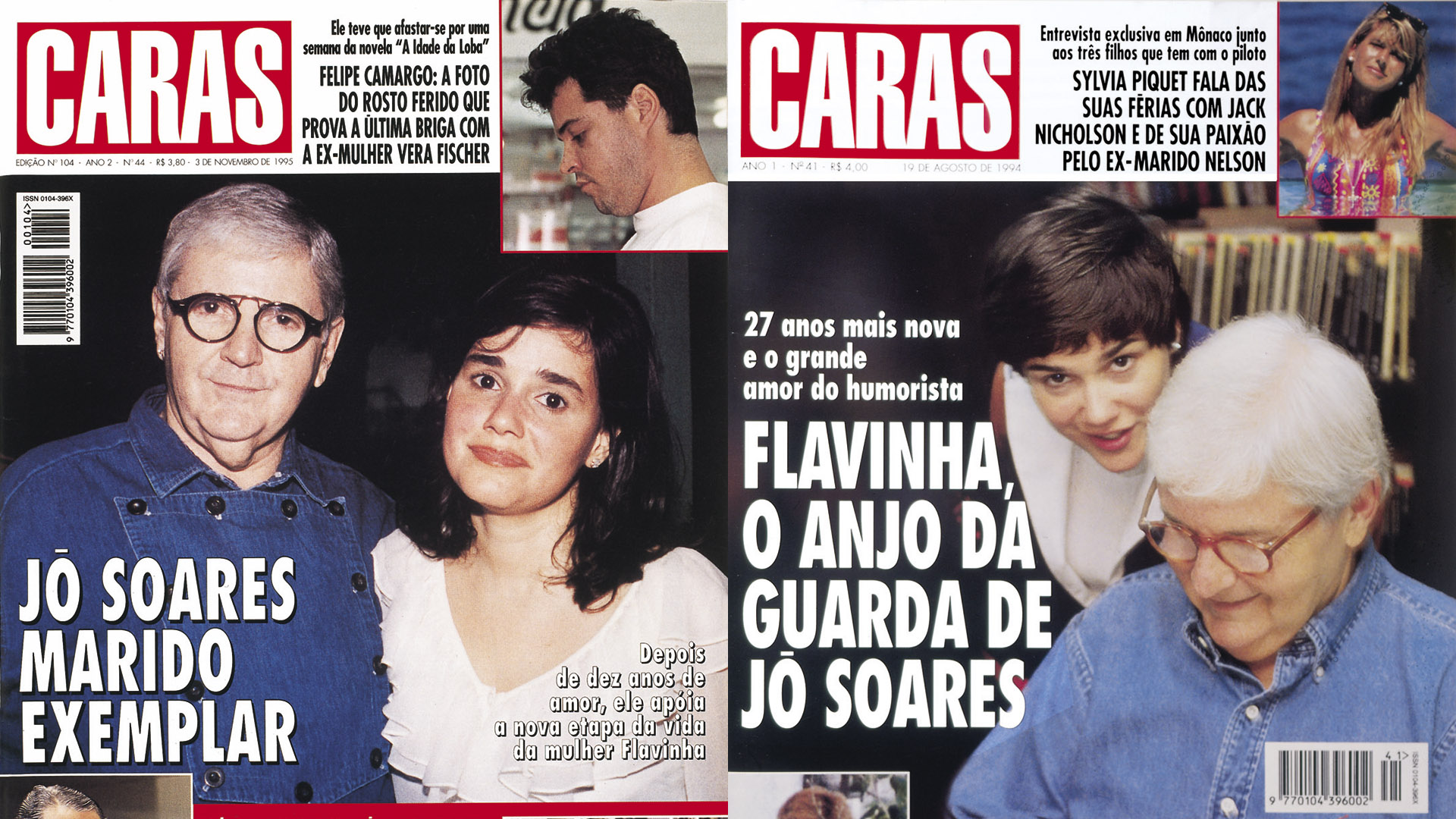 Relembre quando Jô Soares apareceu nas capas da revista CARAS