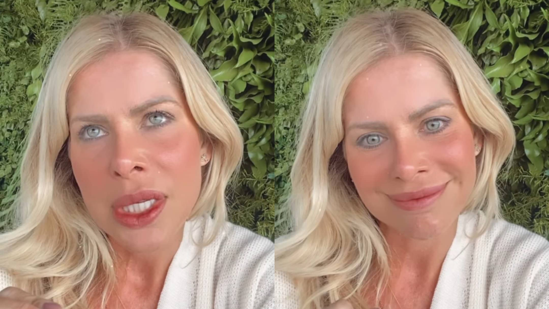 Karina Bacchi manda indiretas para ex-marido: ”Pessoas que nos fizeram mal”