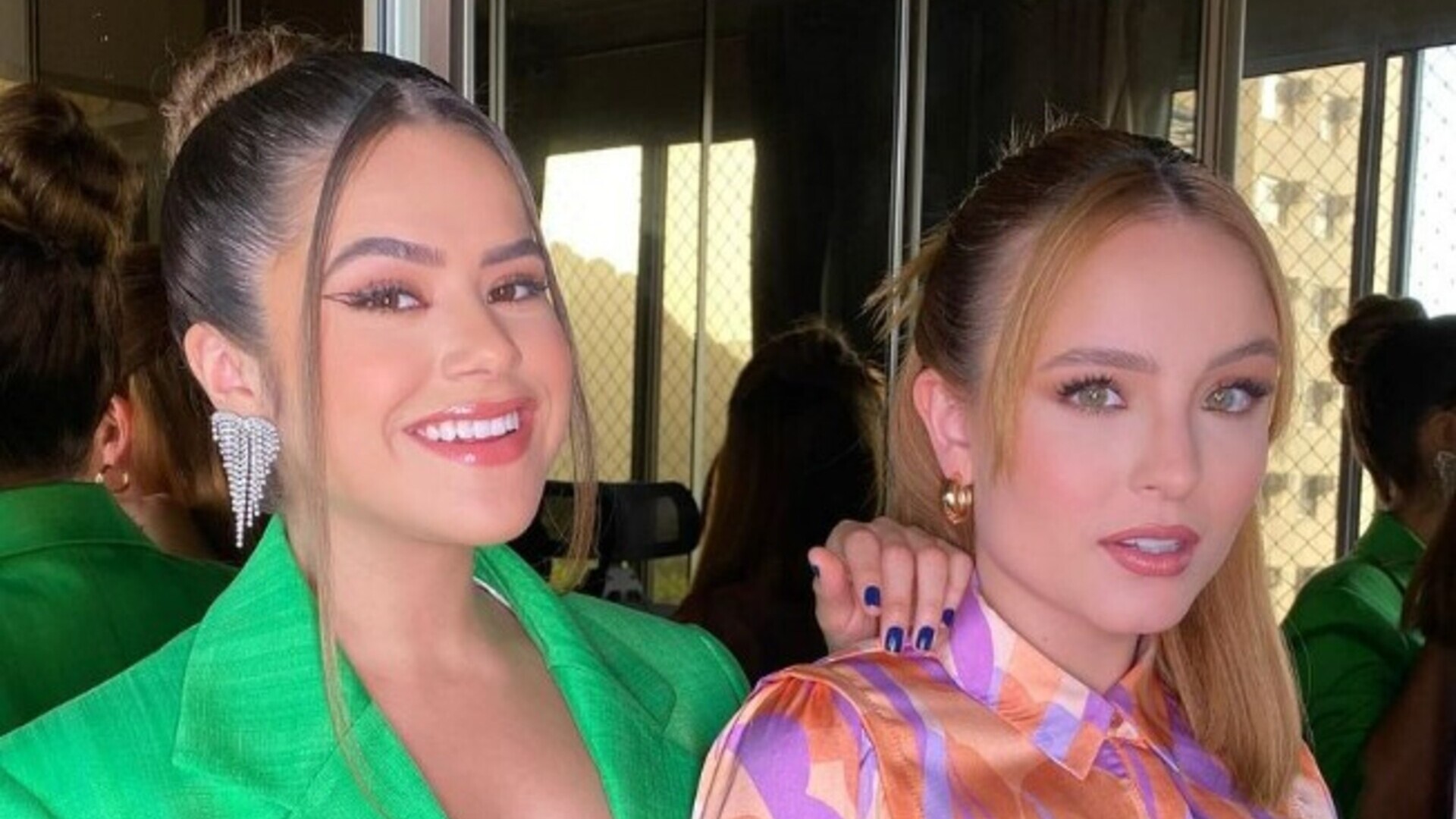 André Luiz Frambach, Larissa Manoela e Maisa aparecem reunidos em foto com atriz mirim