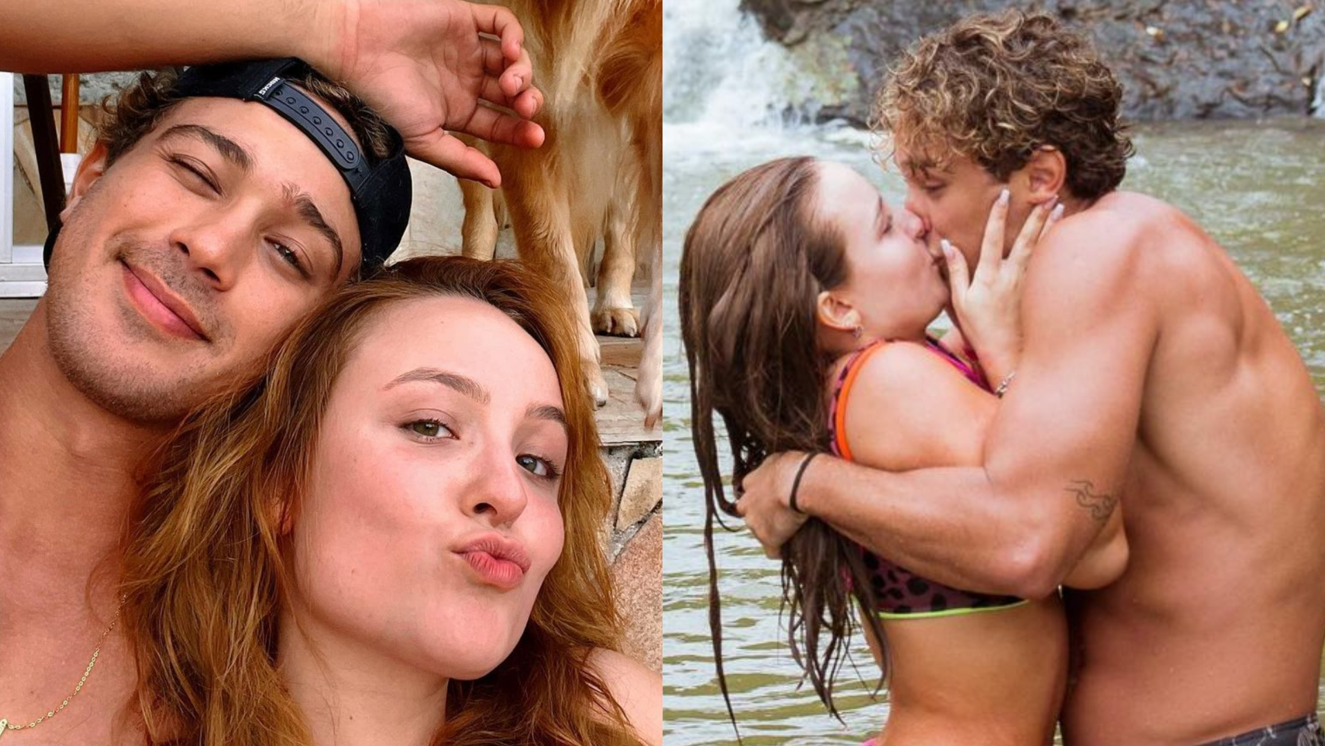 Larissa Manoela e André Luiz Frambach trocam declarações em um mês de namoro