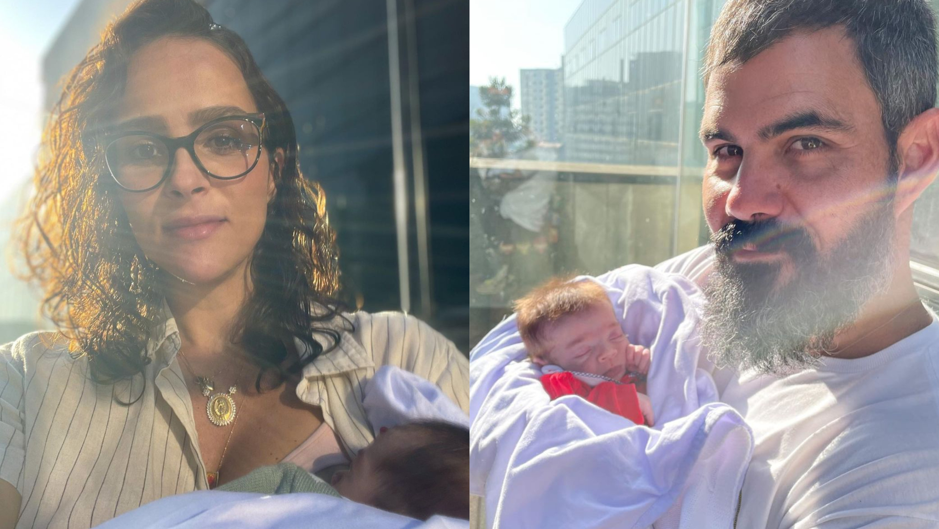 Filha de Juliano Cazarré tem alta de hospital após mais de um mês