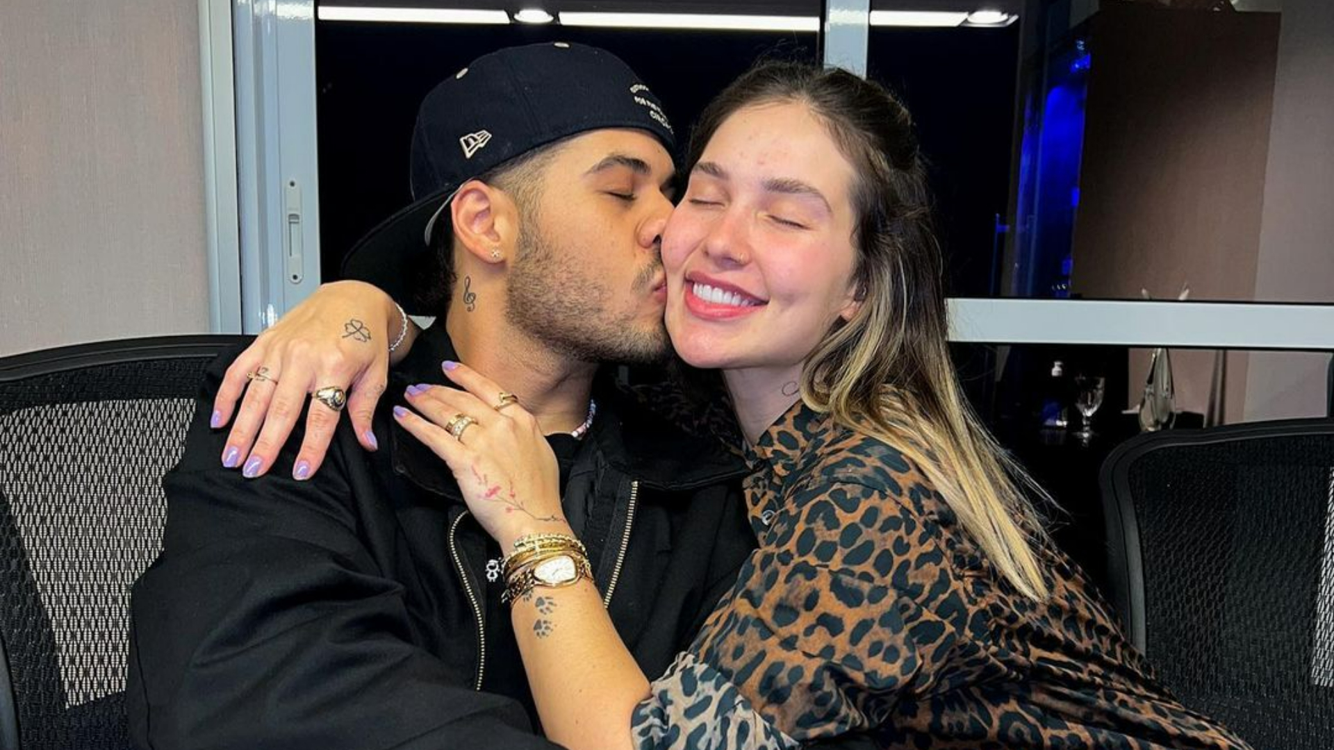 Maria Alice rouba a cena ao invadir vídeo de Virginia Fonseca e Zé Felipe dançando