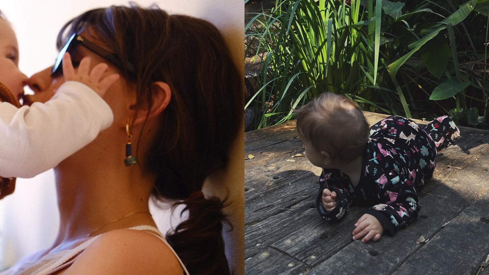 Mônica Benini mostra a filha caçula admirando a natureza: ”Sempre nos guie”