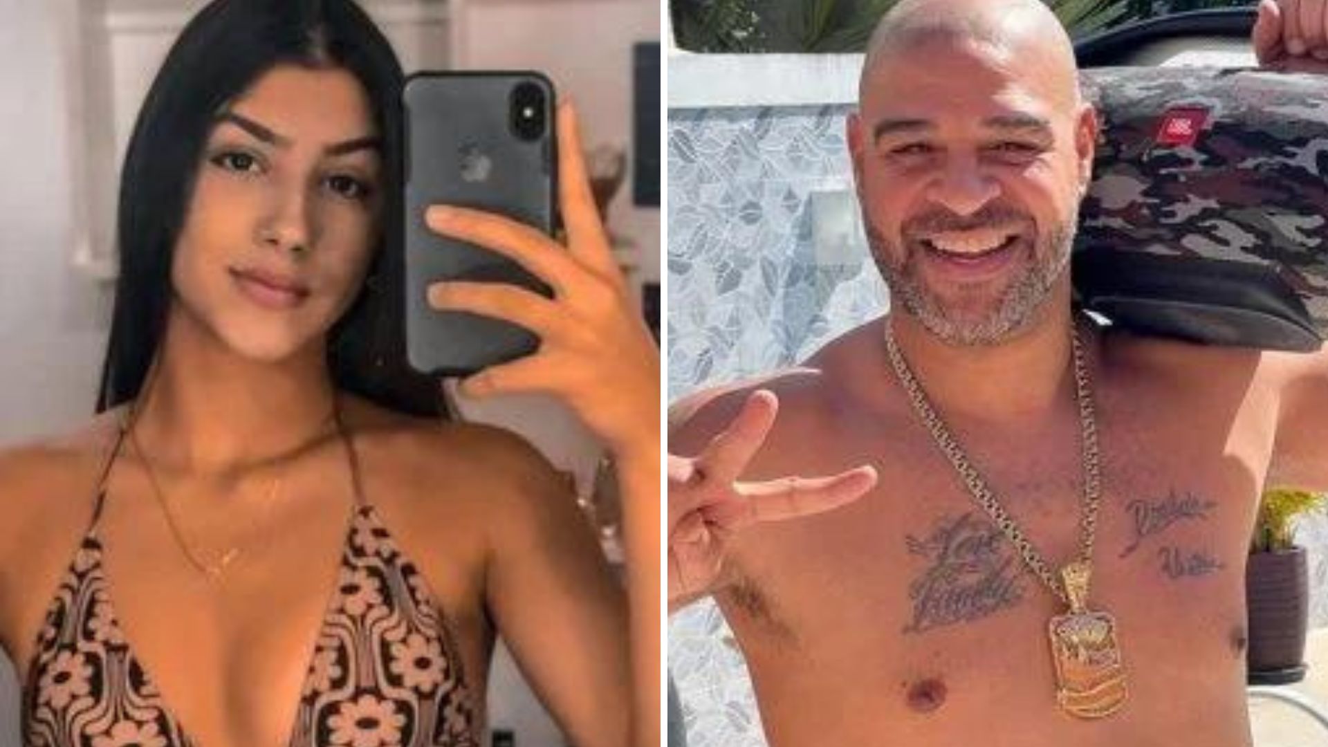 Neta de Gretchen gera crise na família após engatar romance com Adriano Imperador