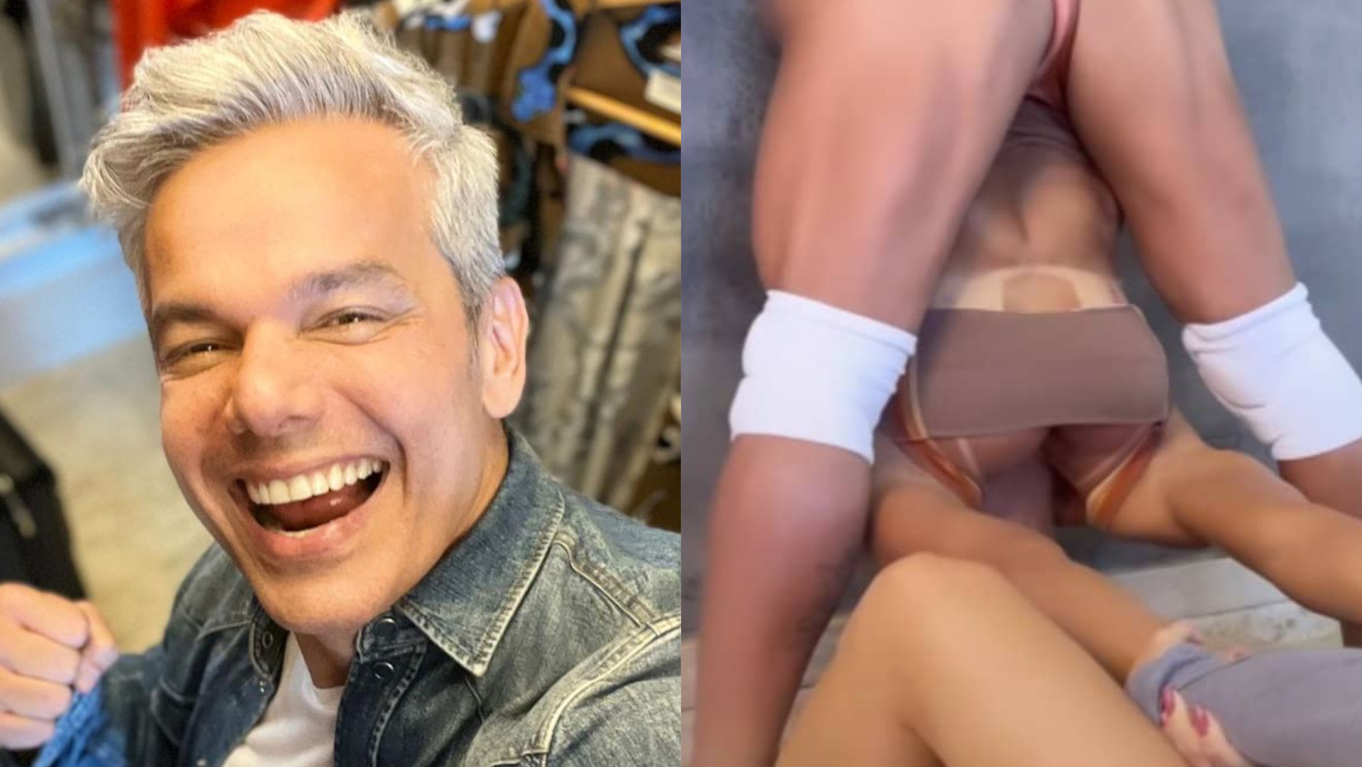Otaviano Costa surpreende ao imitar vídeo ousado de Gracyanne Barbosa