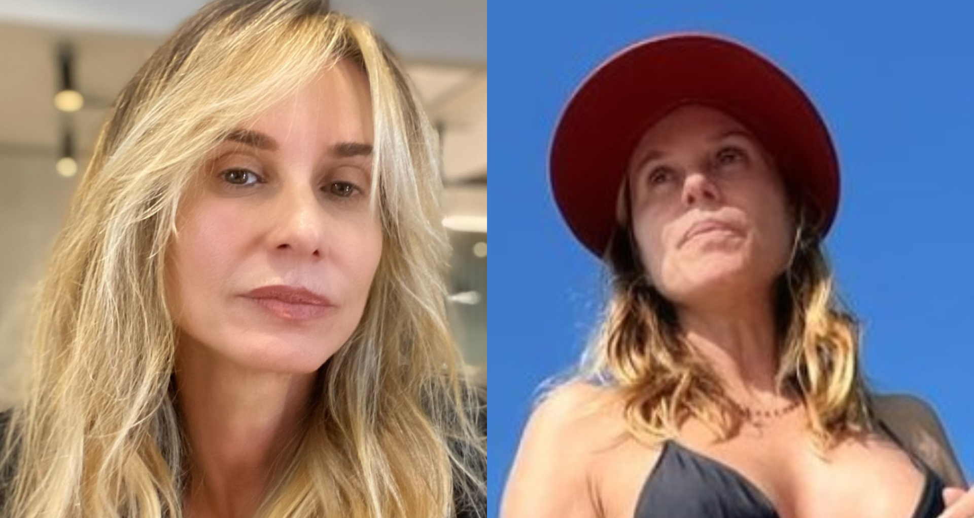 Aos 55 anos, Paula Burlamaqui posa de biquíni e chama atenção pelo corpaço: ”Sereia”