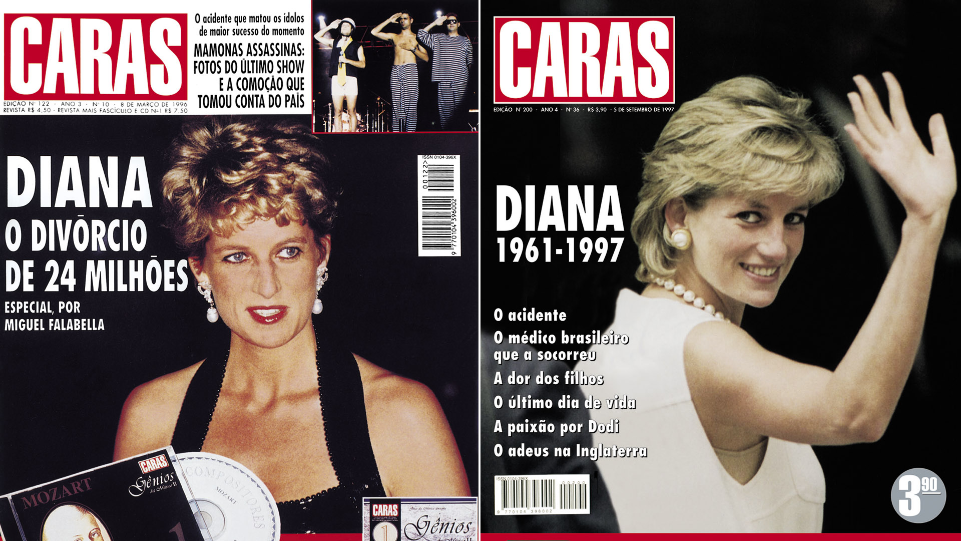 25 anos da morte da princesa Diana: relembre as capas de CARAS