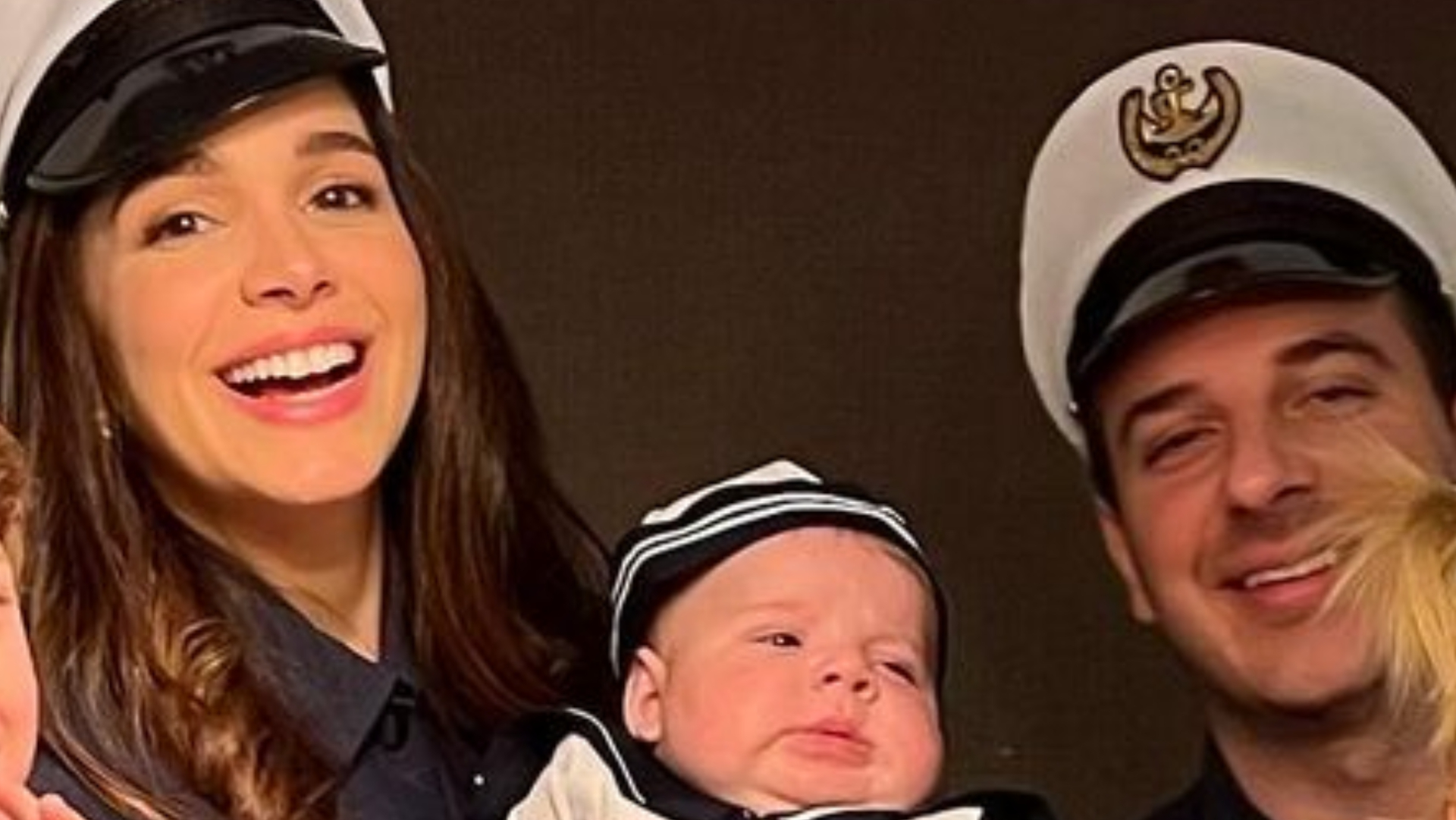 Sabrina Petraglia celebra 4 meses do caçula com festinha em família