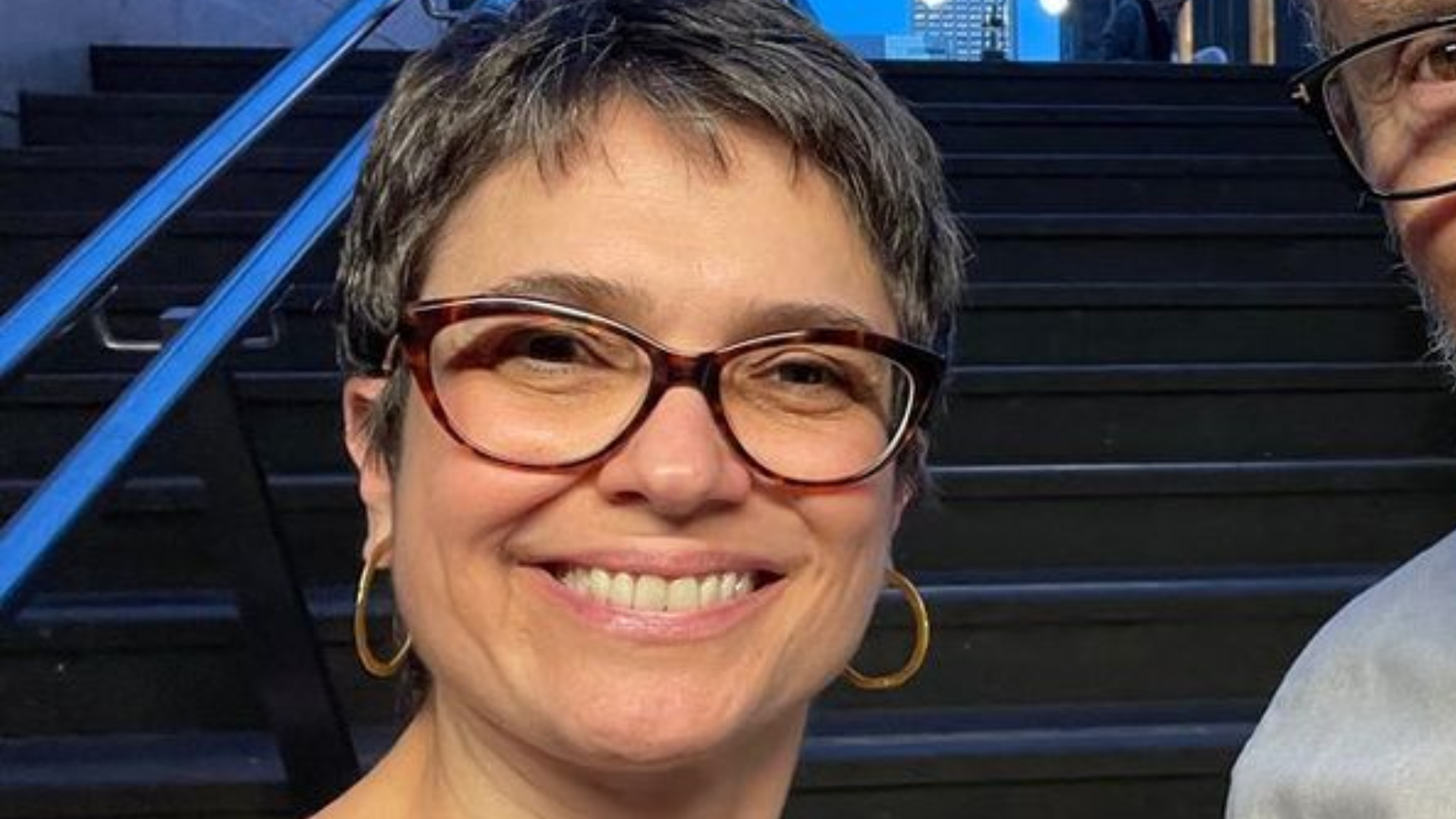 Sandra Annenberg publica foto rara com o marido durante as férias