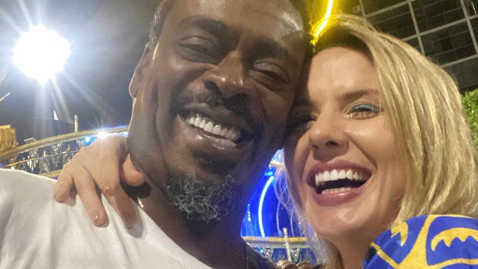 Namorada de Seu Jorge revela que está grávida