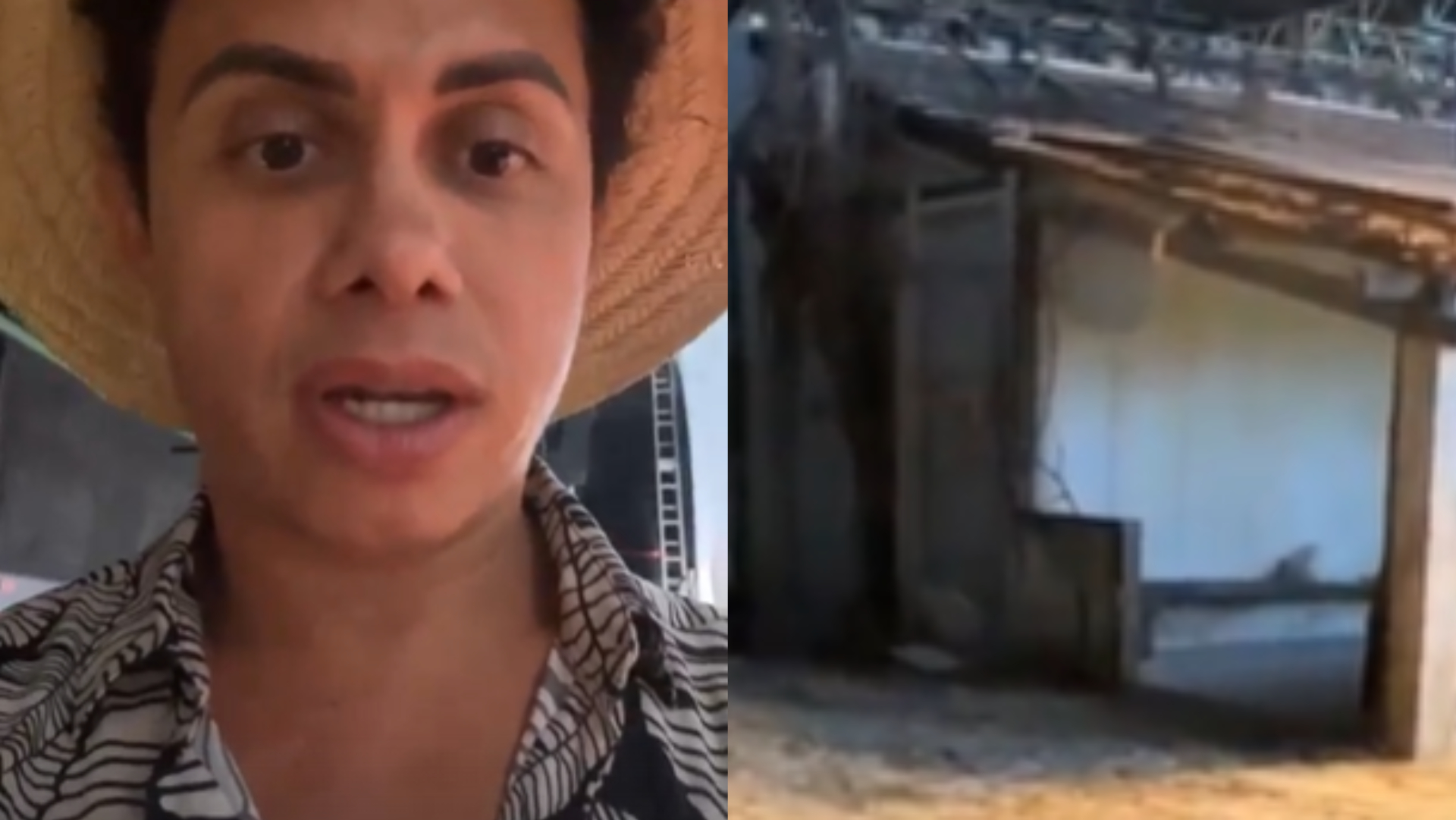 Silvero Pereira impressiona ao mostrar tapera de Juma em ‘Pantanal’ nos Estúdios Globo