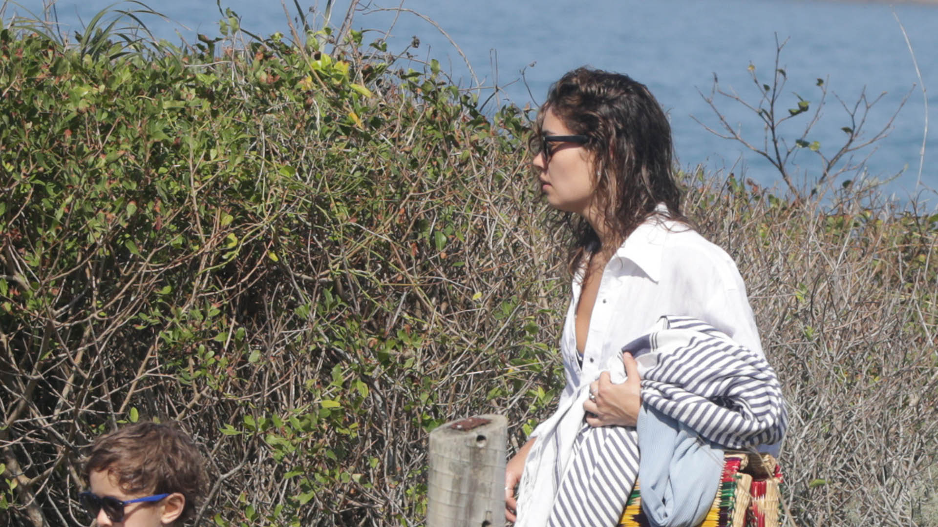 Sophie Charlotte curte passeio ao ar livre com o filho, Otto