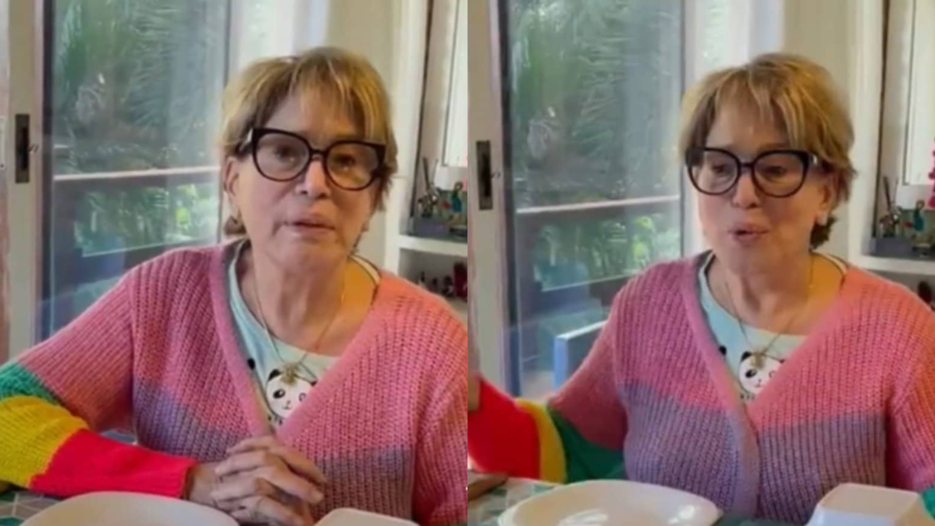 Susana Vieira mostra café da manhã em casa após 10 dias de internação