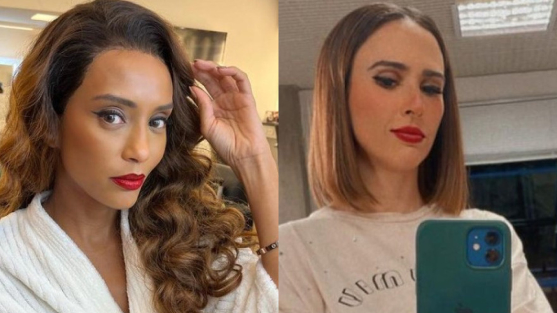 Taís Araújo celebra o aniversário de Tatá Werneck
