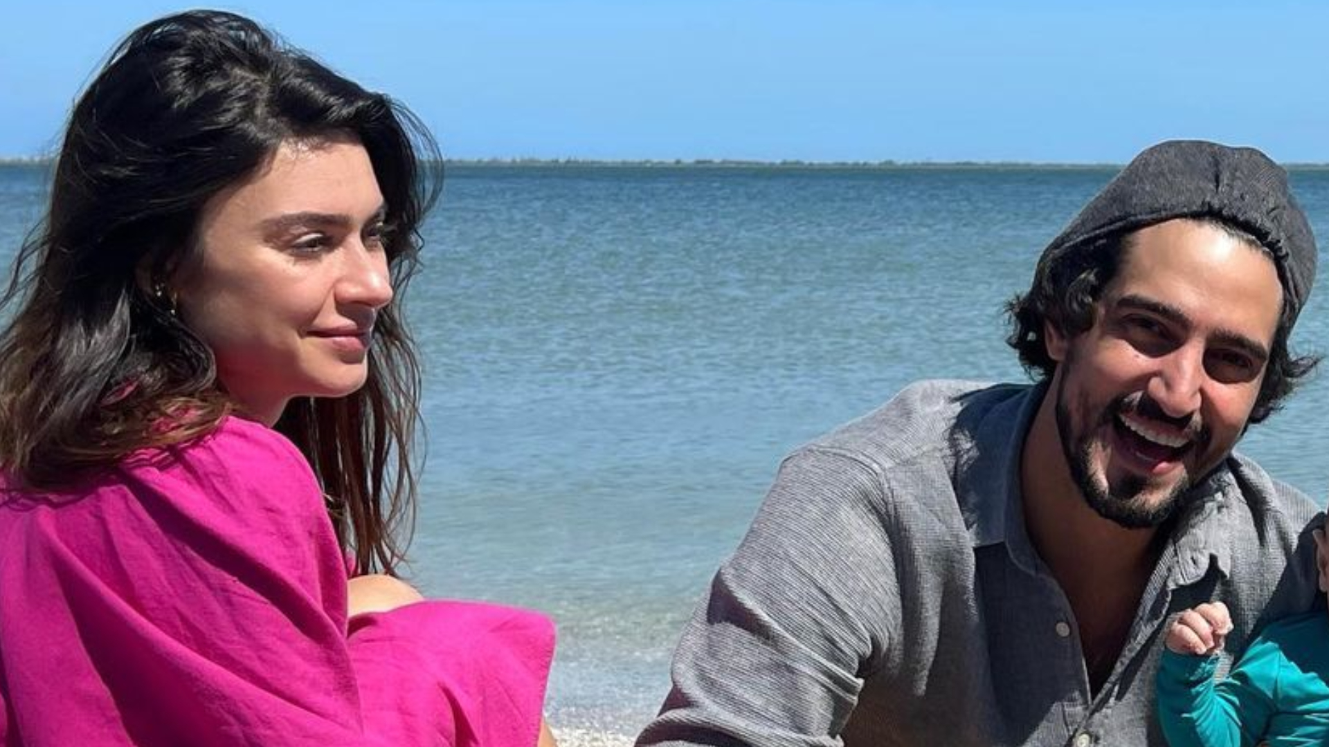 Thaila Ayala registra primeiro Dia dos Pais de Renato Góes com o filho, Francisco