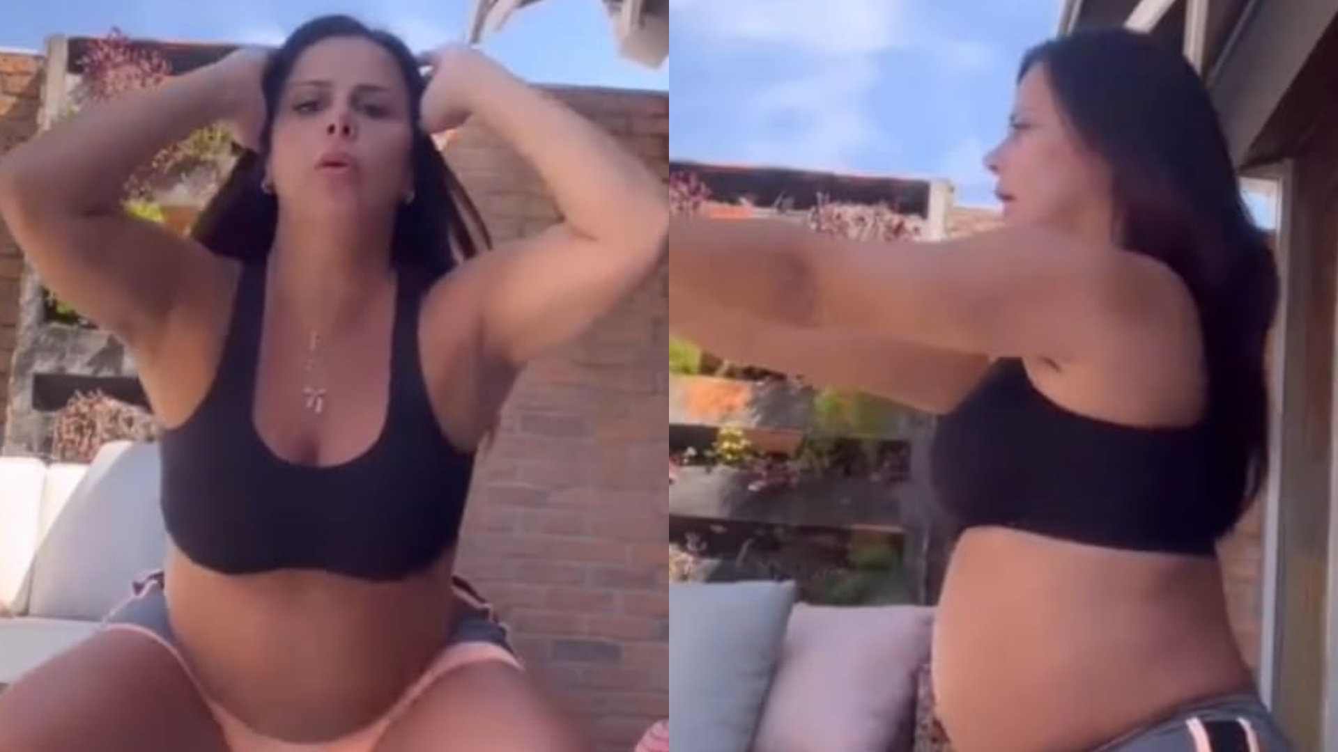 Na reta final da gestação, Viviane Araújo impressiona ao mostrar treino: “Exemplo”