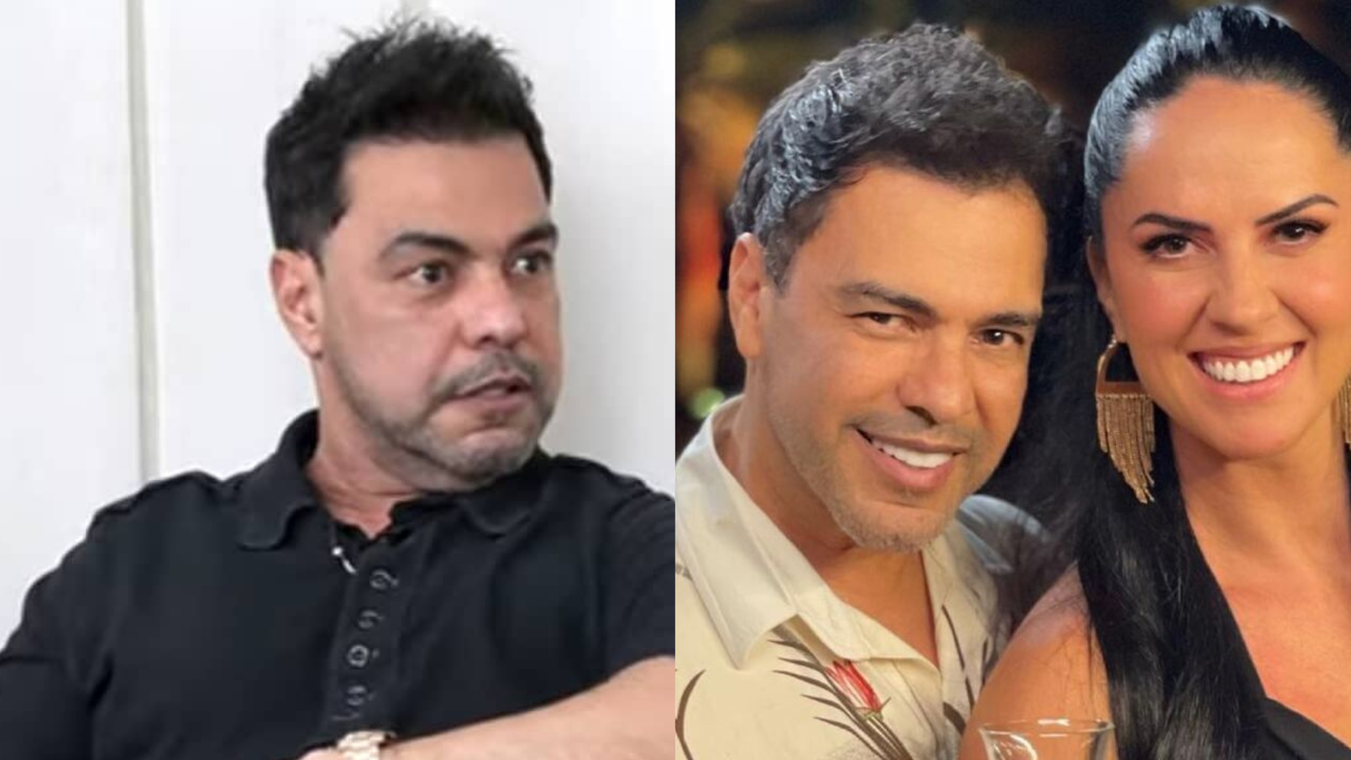 Zezé Di Camargo descarta interesse de Graciele Lacerda ao falar de contratos e vasectomia: ”Nada”