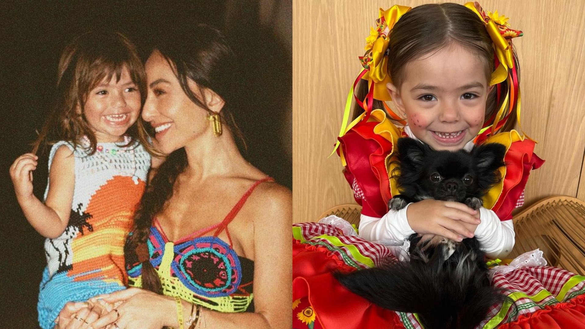 Zoe Sato dá show de fofura em vídeo com a cachorrinha e Sabrina Sato se derrete