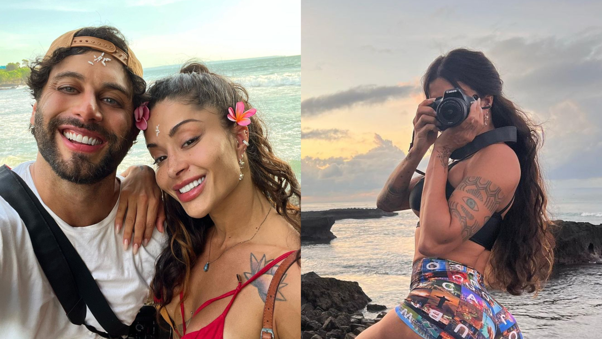 Em Bali, Aline Campos curte viagem em clima de romance com Jesus Luz: ”Tanta vida em um dia”