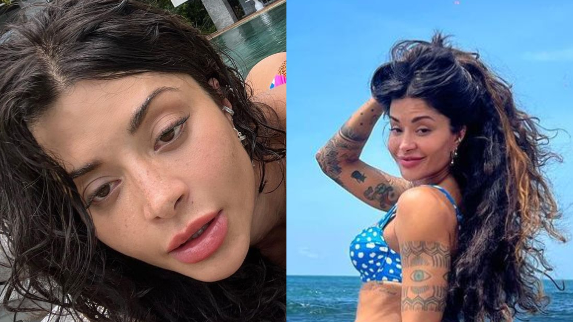 De biquíni, Aline Campos ostenta curvas e empina o bumbum em praia de Bali: ”Que mulher”