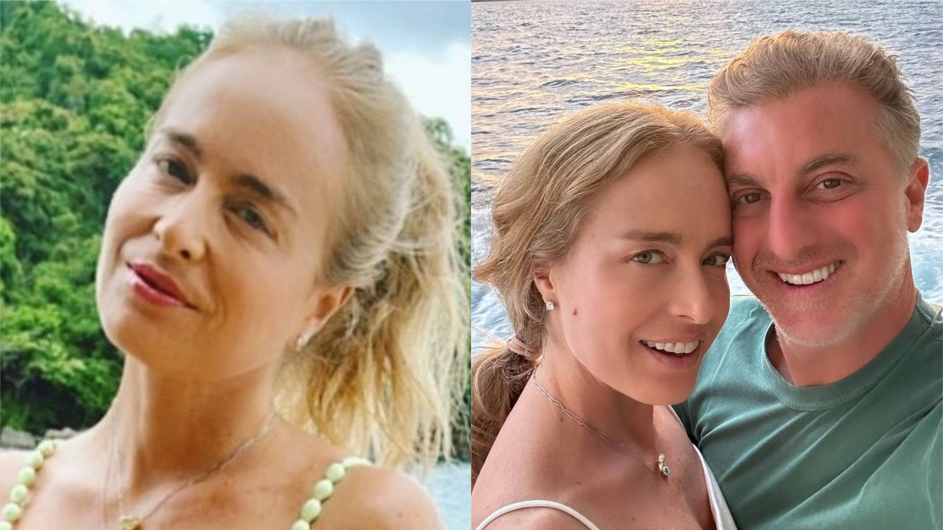 Angélica posa com Luciano Huck e se declara: ‘Mais um ano ao seu lado’