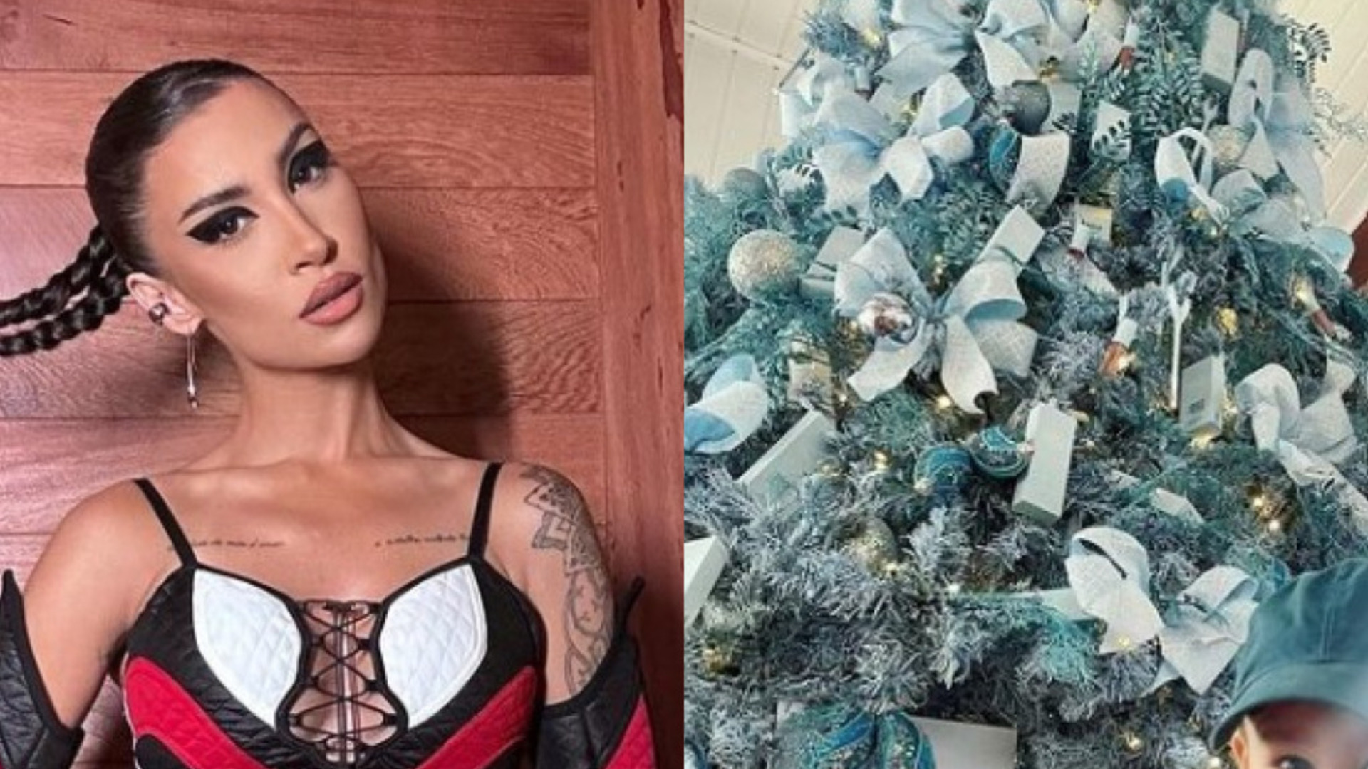 Bianca Andrade enche web de fofura ao mostrar o filho posando em frente à árvore de Natal