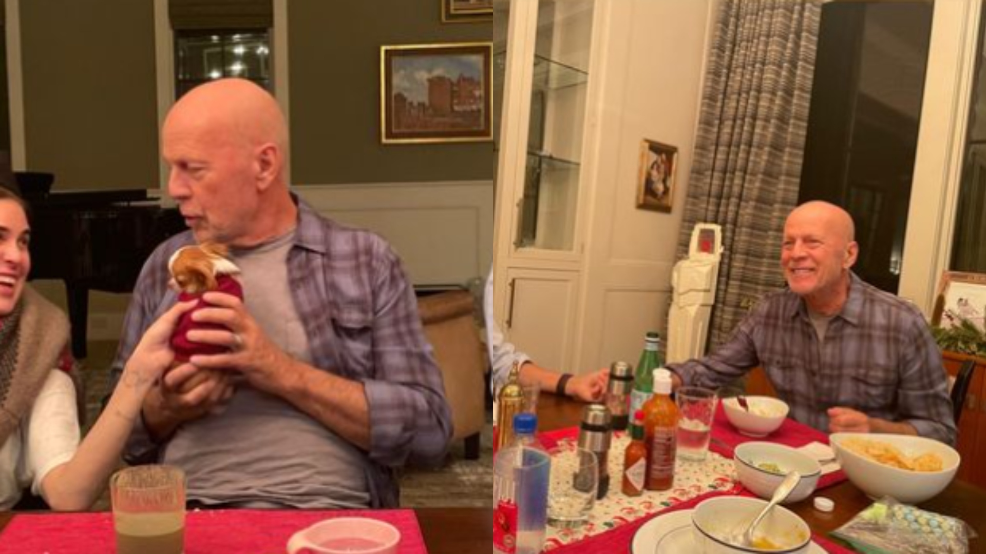 Bruce Willis faz rara aparição após dez meses distante da vida pública
